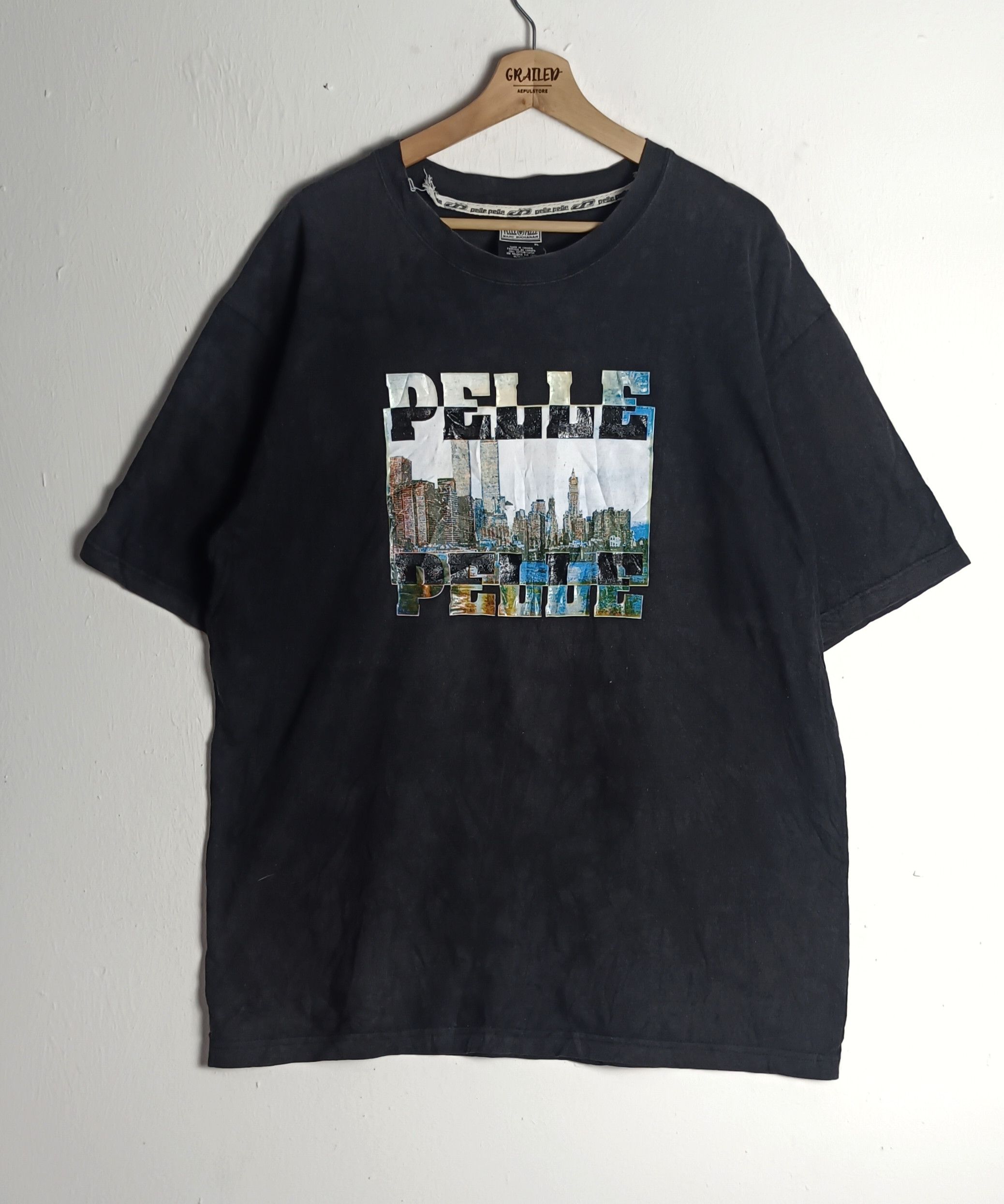Pelle Pelle × Vintage Vintage💥Pelle Pelle Marc Buchanan New York Skyline Size US XL / EU 56 / 4 - 1 Thumbnail