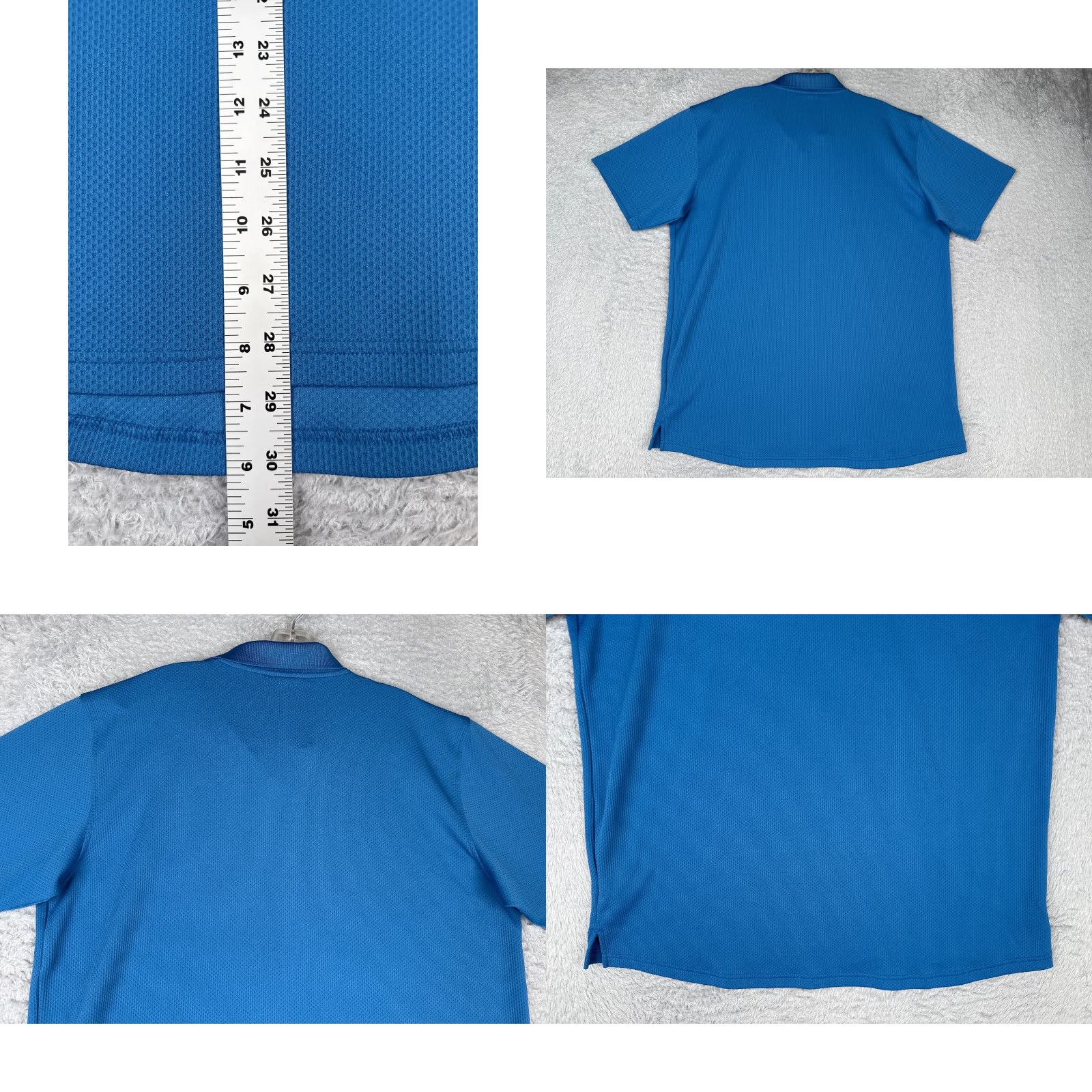 The North Face The North Face Polo Shirt Men XL Blue 100% Poly Polyester Vaporwick Breathable All Seasons Polo Shirt Logo Embroidered Zip Vaporwick Regular Fit Size US XL / EU 56 / 4 - 9 Thumbnail