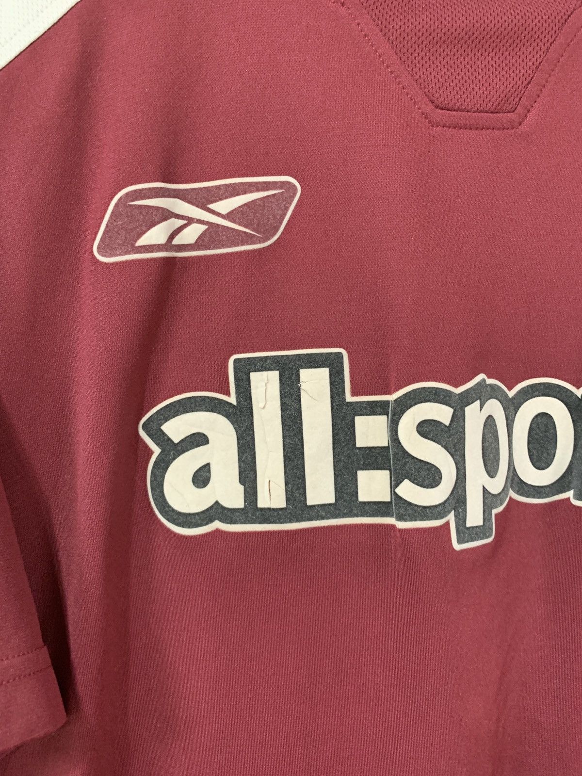 Reebok × Vintage Heart Of Midlothian Home Football Shirt Reebok Soccer Jersey Size US M / EU 48-50 / 2 - 5 Thumbnail