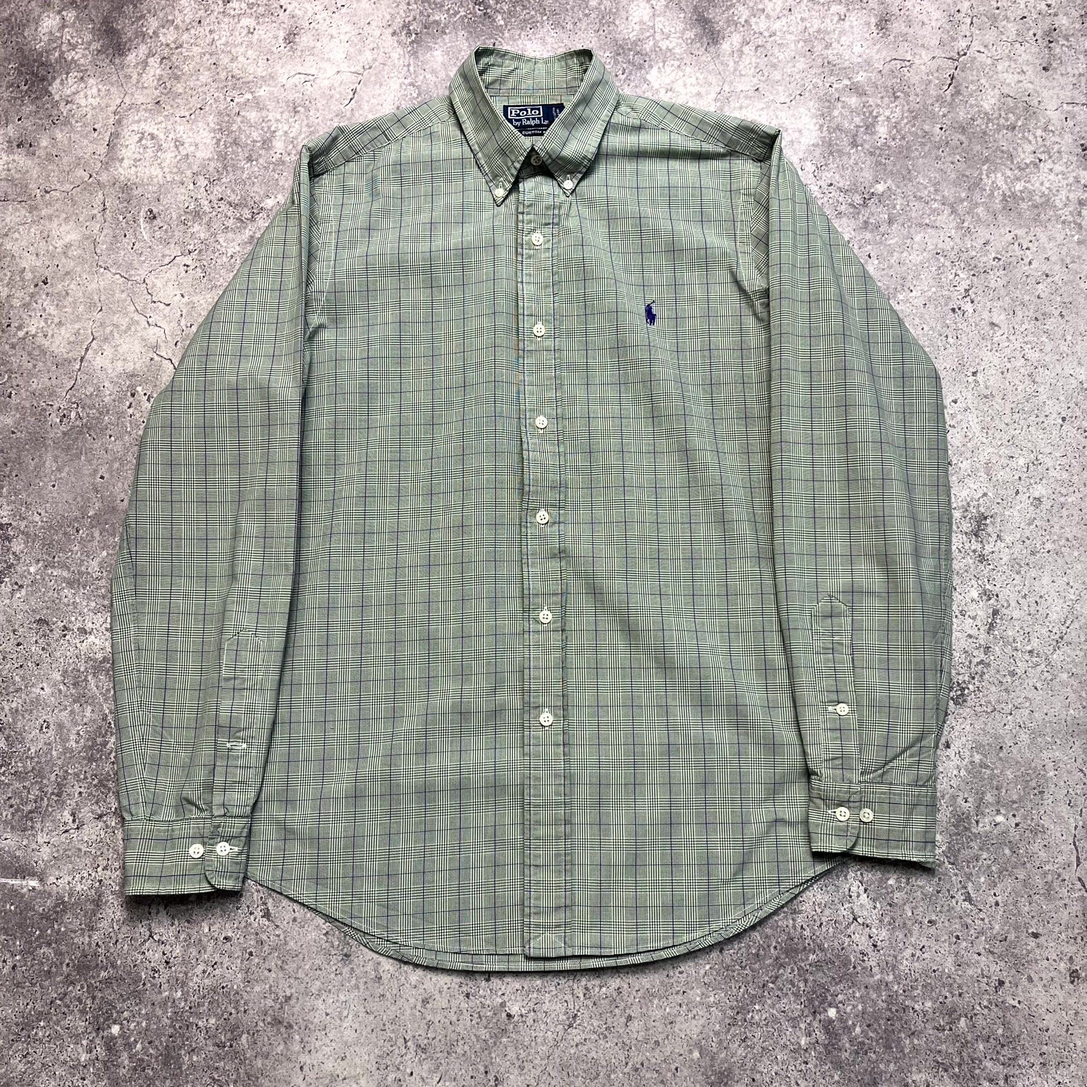 Polo Ralph Lauren Polo Ralph Lauren Plaid Green Long Sleeve Shirt Size M Size US S / EU 44-46 / 1 - 1 Thumbnail