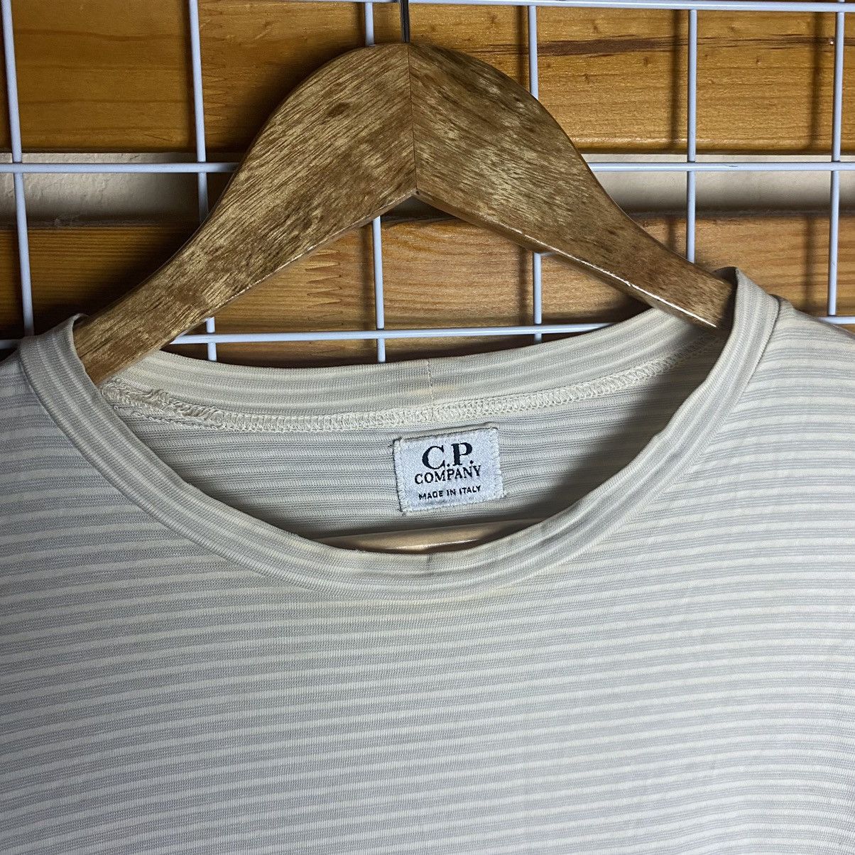 C.P. Company × Massimo Osti VINTAGE C.P. Company Plain Stripe Tee Made In Italy Size US XL / EU 56 / 4 - 7 Thumbnail
