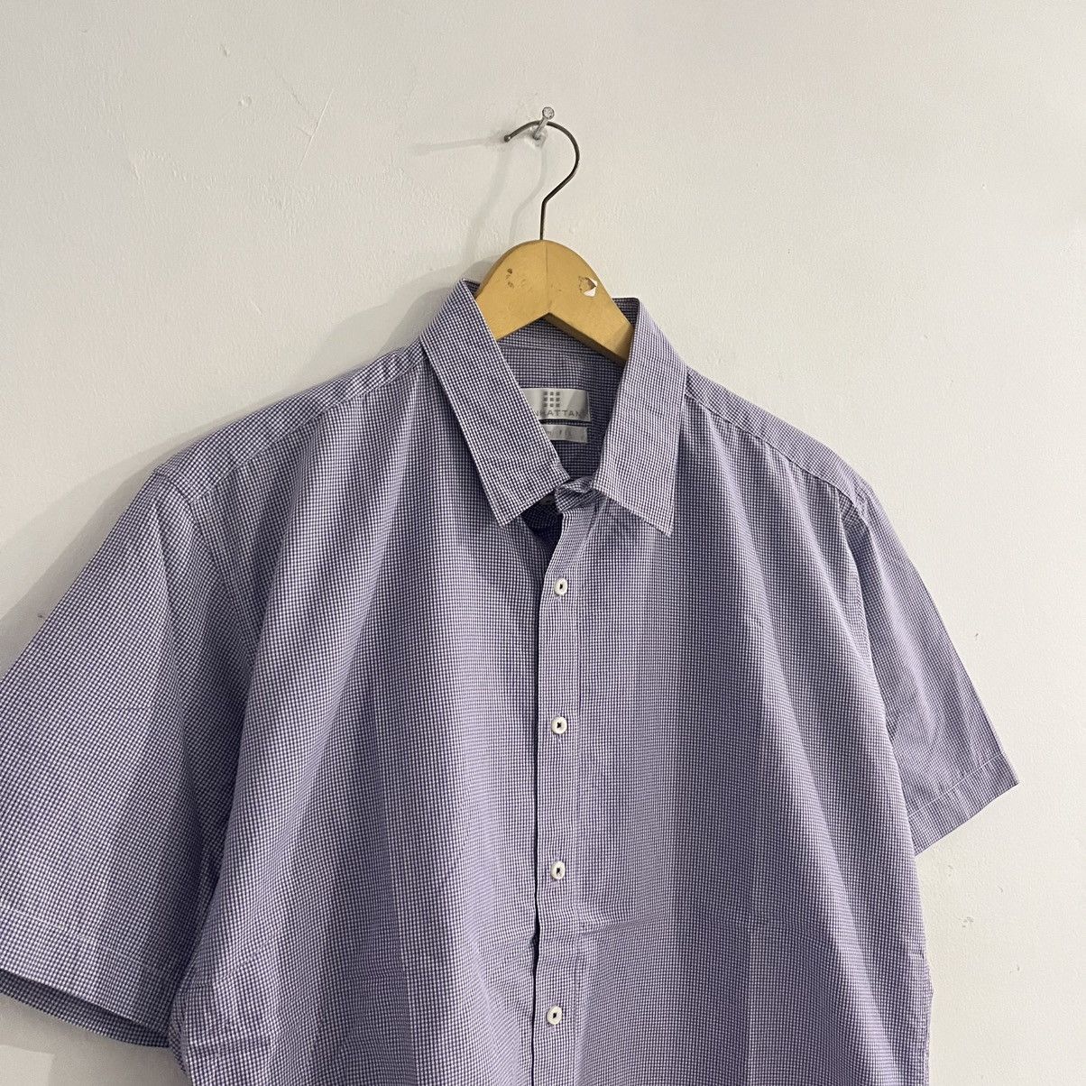Japanese Brand manhattan - ss button up shirt Size US L / EU 52-54 / 3 - 3 Thumbnail