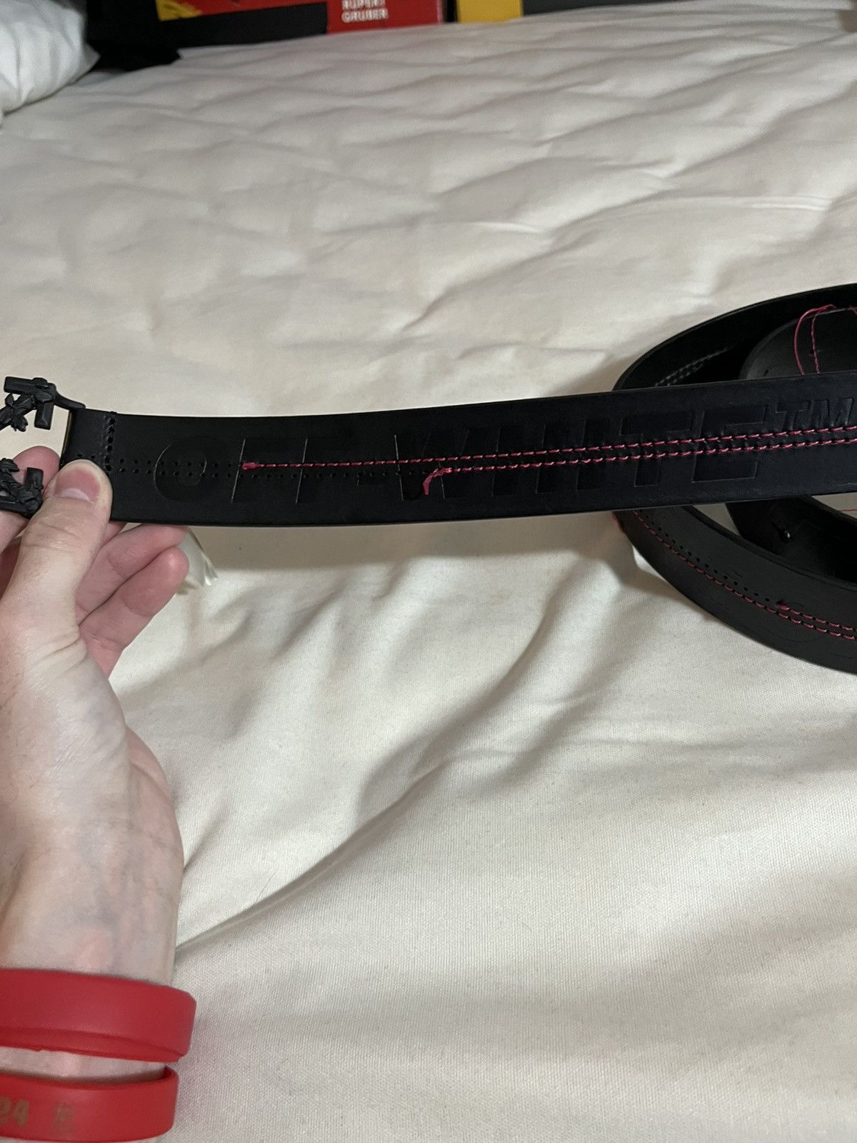 Off-White Off white black belt pink Size ONE SIZE - 3 Thumbnail