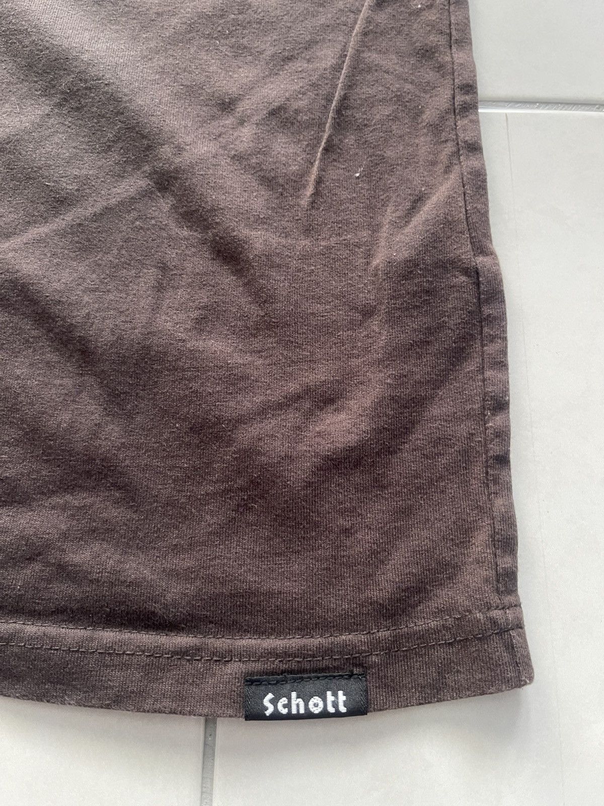 Schott × Vintage 🔥HOT🇺🇸🔥VINTAGE SCHOTT N.Y.C TEE VERY RARE Size US L / EU 52-54 / 3 - 8 Thumbnail