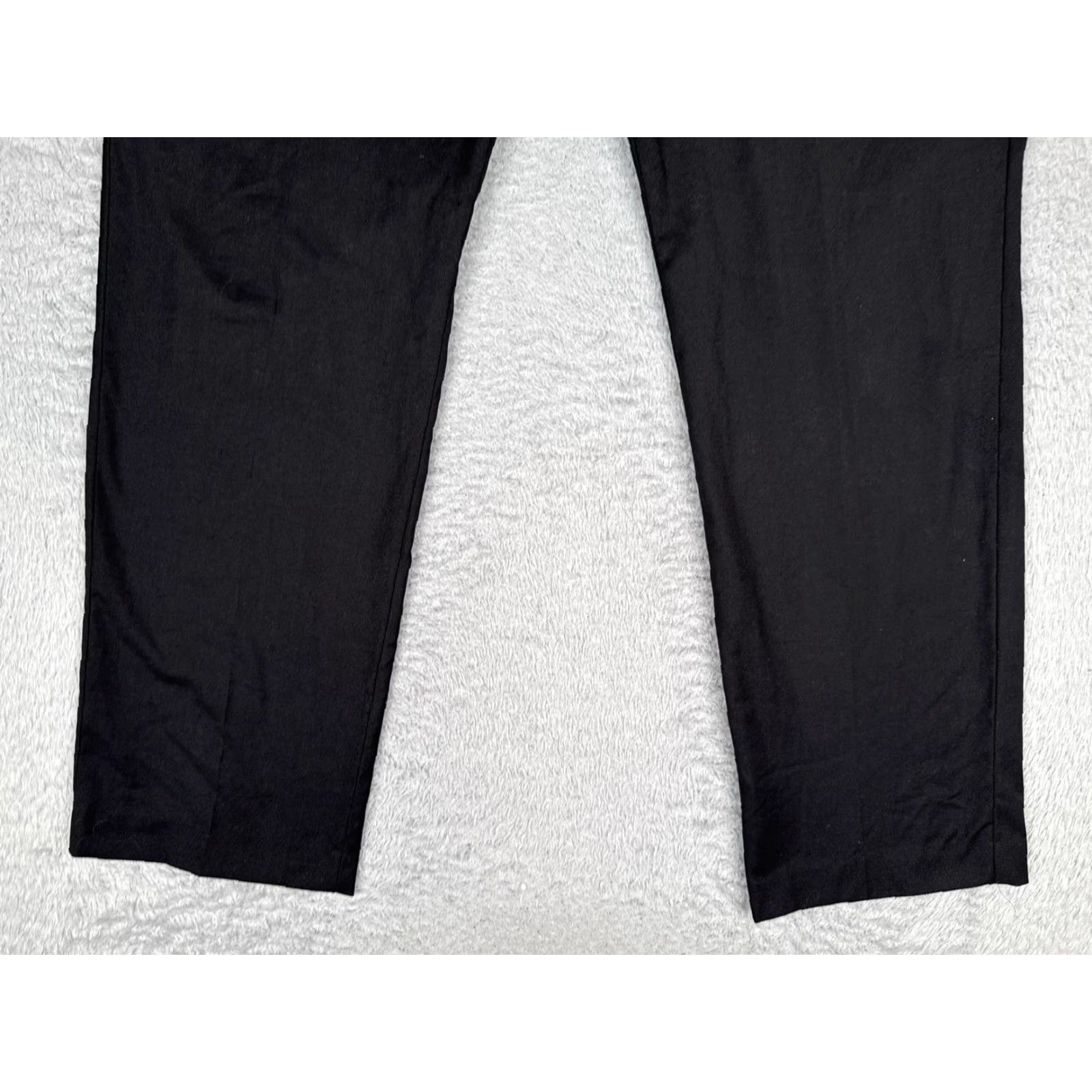 Tommy Hilfiger Tommy Hilfiger Mens 38x30 Black Dress Pants Flat Front Straight Leg Work Office Size US 38 / EU 54 - 2 Thumbnail
