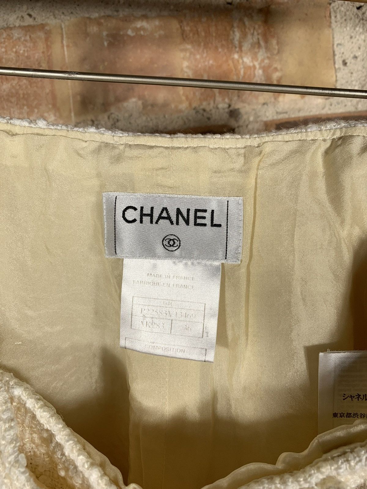 Chanel Chanel Tweed Skirt Logo Luxury Designer Size 25" / US 0 / IT 36 - 7 Thumbnail