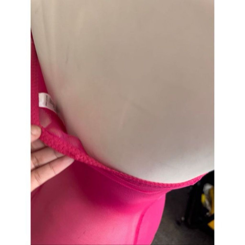 Jordan Brand Hot Pink Lace Mesh Bodysuit Teddy Lingerie Size Small Size US S / EU 44-46 / 1 - 9 Thumbnail