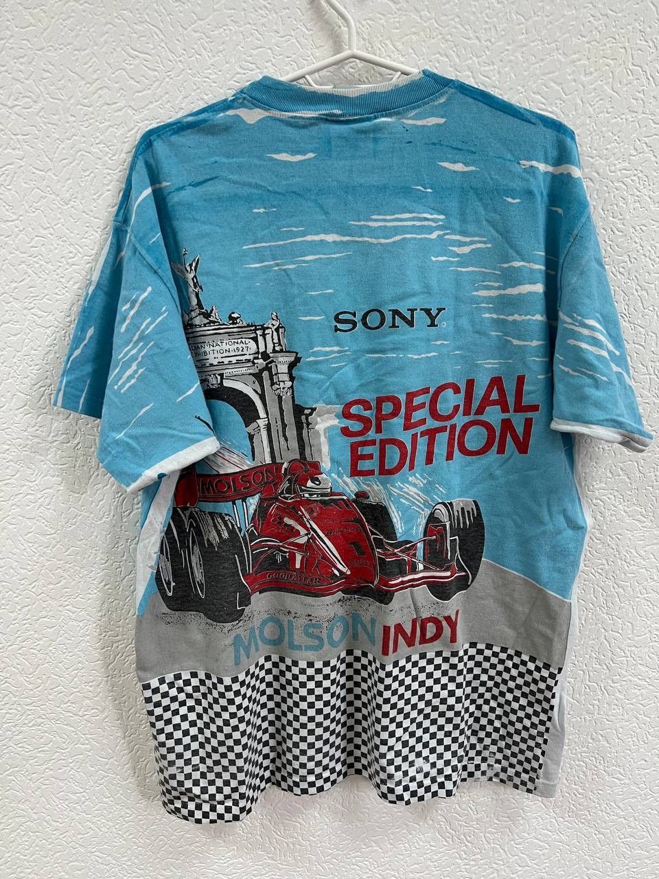 Formula 1 × Vintage Vintage 1992 Toronto Molson Indy All Over Print T Shirt Size US M / EU 48-50 / 2 - 3 Thumbnail