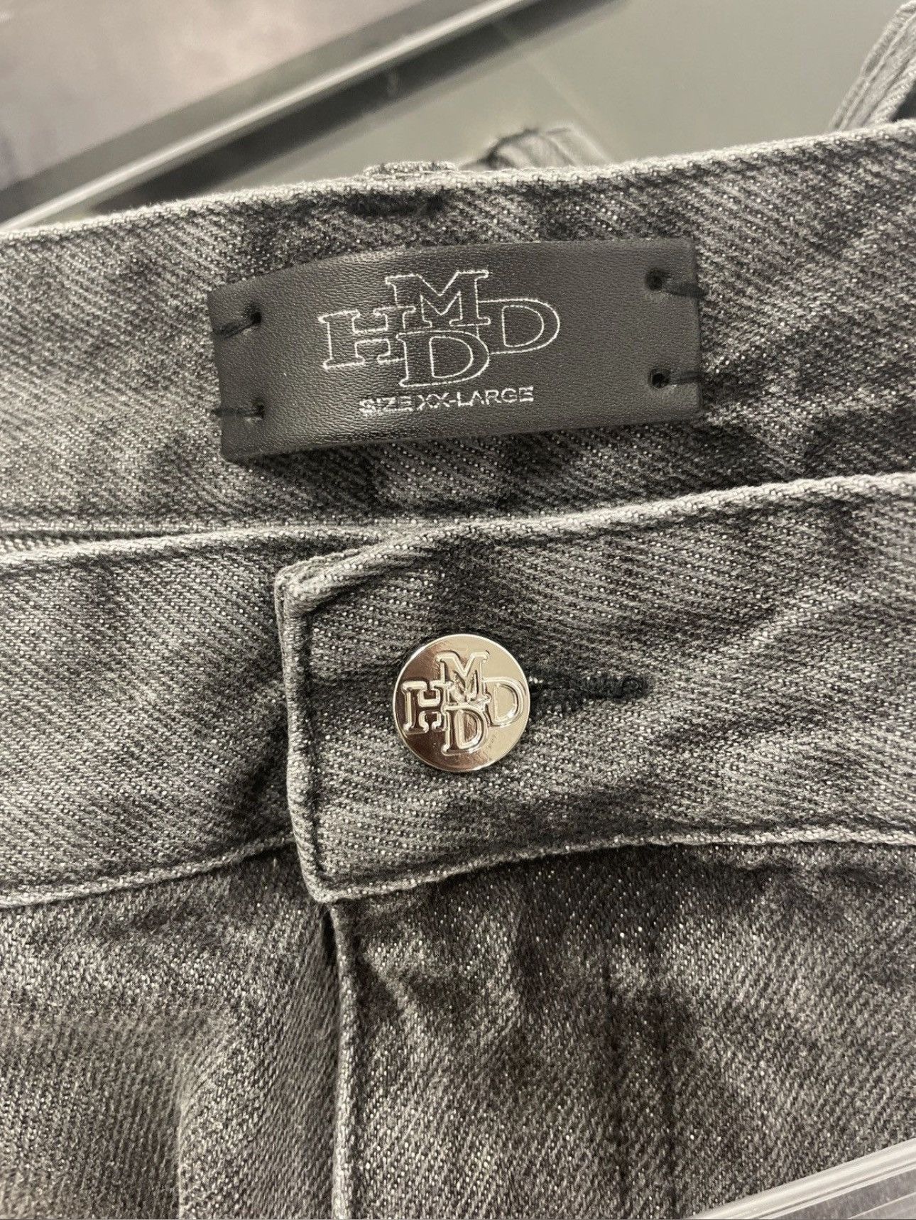 HMDD HMDD Patch Jeans Black/Gray XX-Large Size US 38 / EU 54 - 5 Thumbnail