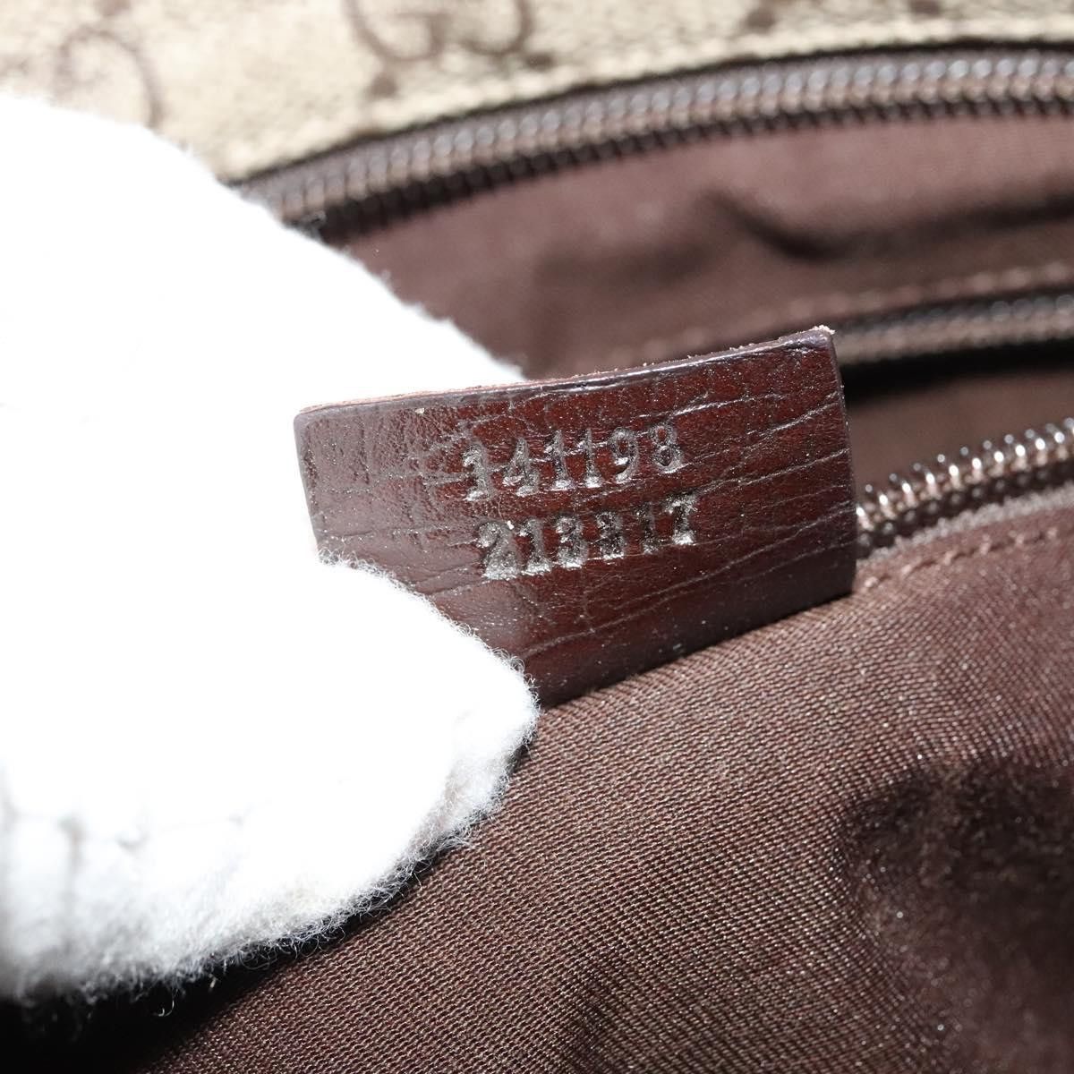 Gucci GUCCI GG Supreme Shoulder Bag Pvc Beige Silver Size ONE SIZE - 20 Thumbnail