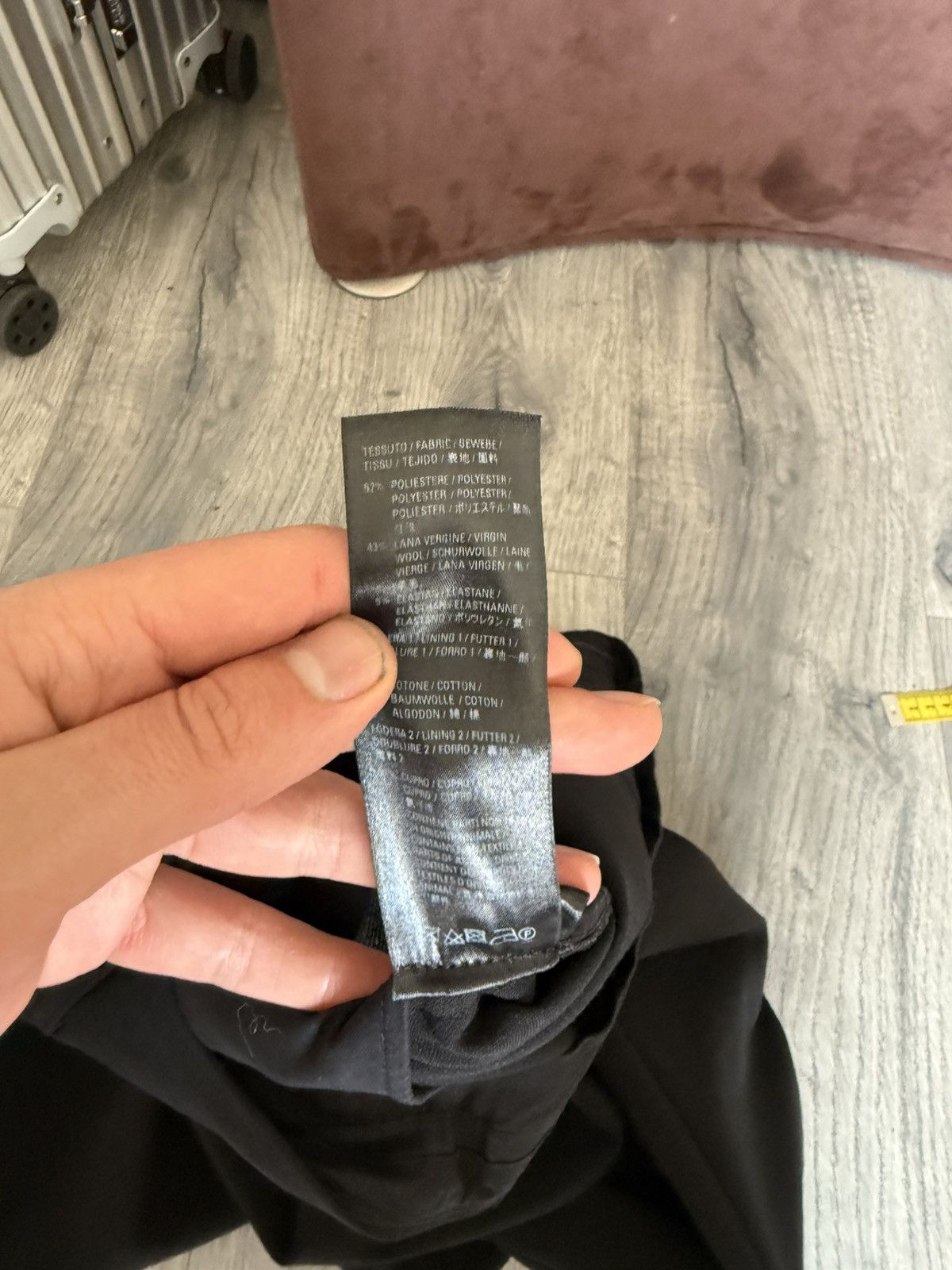 Balenciaga Classic Black Tailored Trousers Size US 32 / EU 48 - 14 Thumbnail