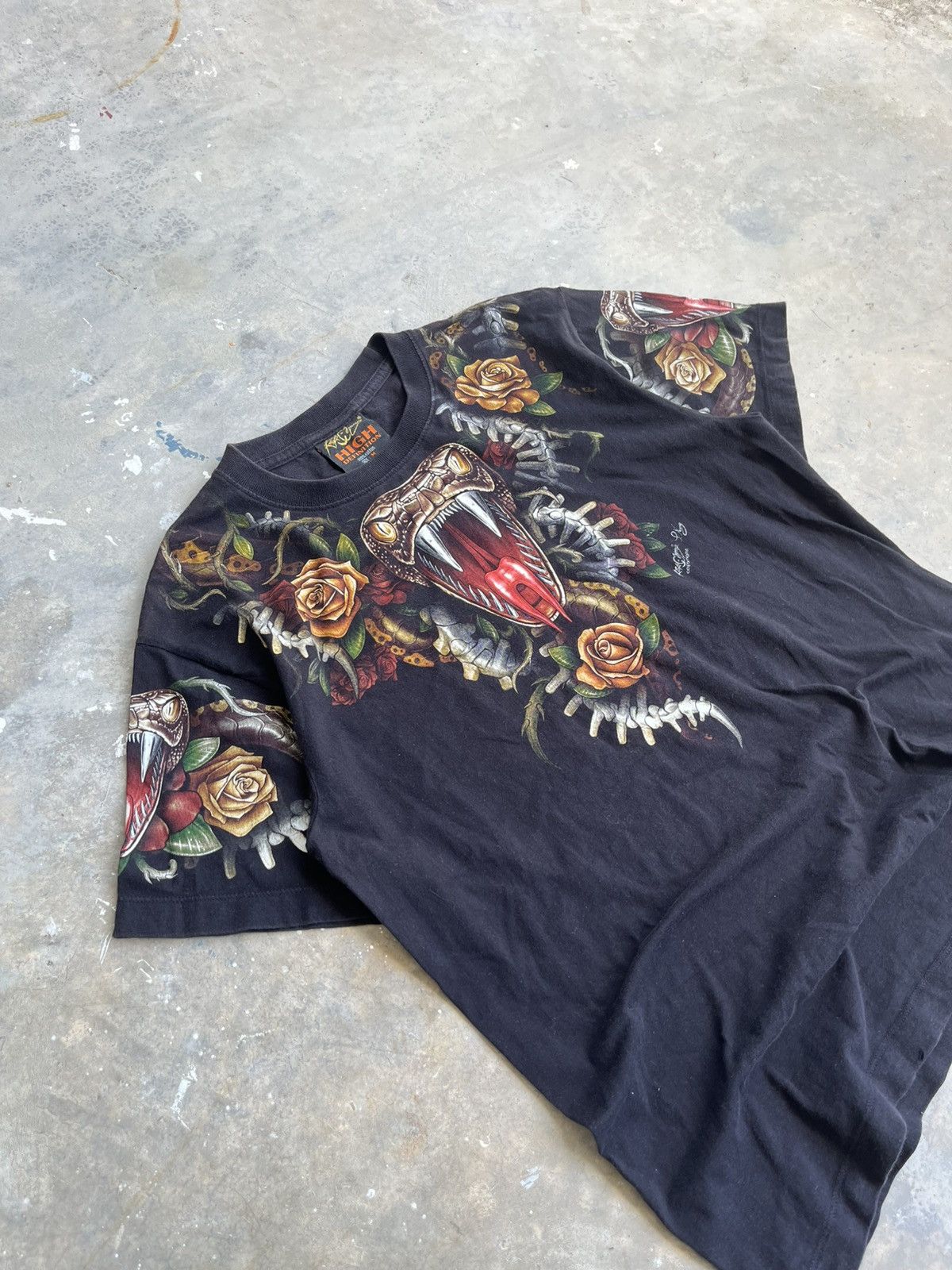 Vintage T-Shirt Black FHD Rock Chang Original Native Snake Size US M / EU 48-50 / 2 - 3 Thumbnail