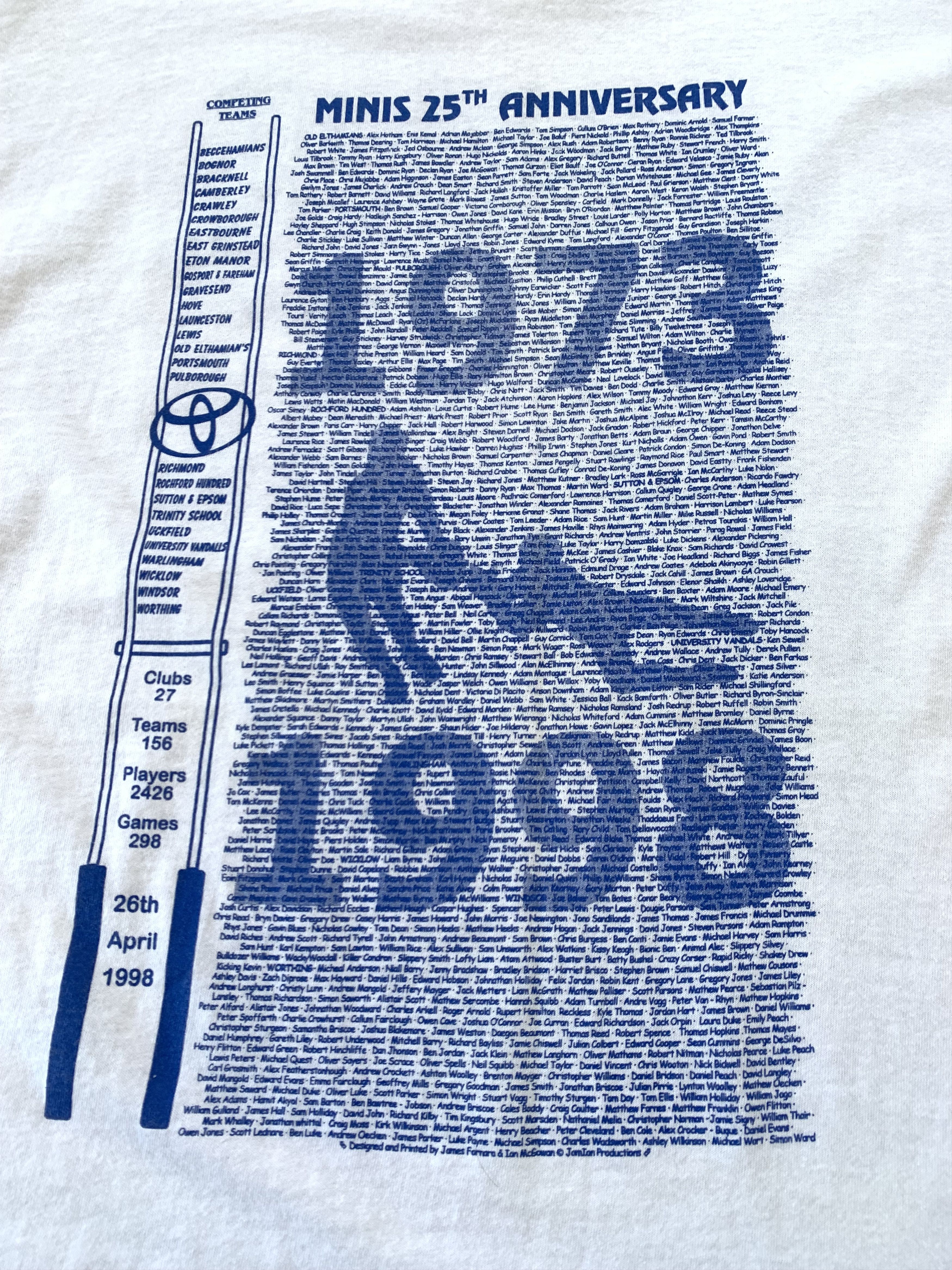 Vintage Vintage Screen Stars Rugby Festival T-Shirt 1998 Size US XL / EU 56 / 4 - 6 Thumbnail