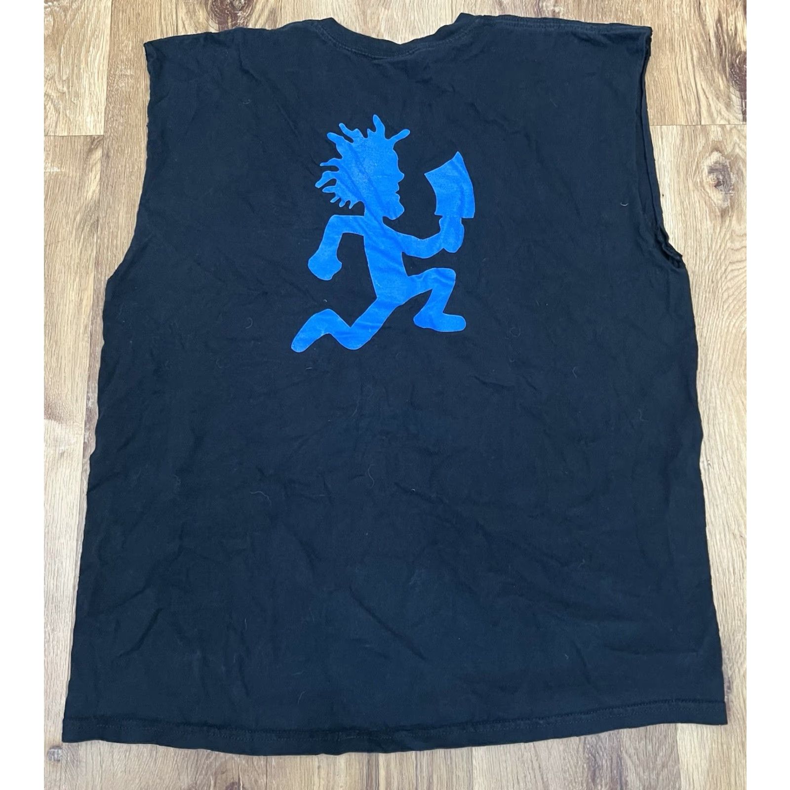 Vintage VINTAGE Insane Clown Posse T-Shirt XL Cut Sleeves Tank Shirt Men XL Blue 90s Hip Hop Music Personalized Vintage style Size US XL / EU 56 / 4 - 6 Thumbnail