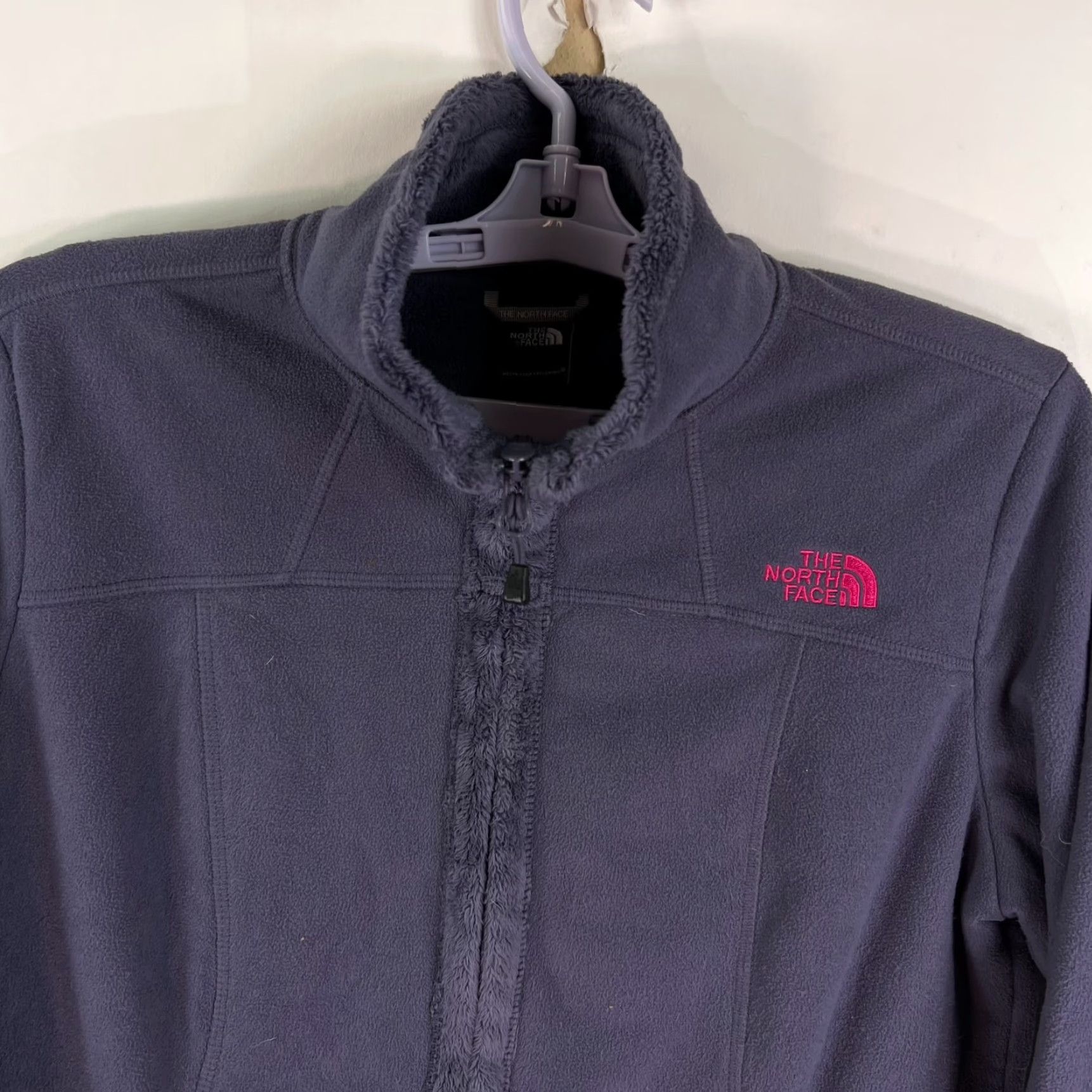 The North Face VINTAGE The North Face Morningside Full Zip Fleece Jacket Women's Medium Gray Purple Size M / US 6-8 / IT 42-44 - 3 Thumbnail