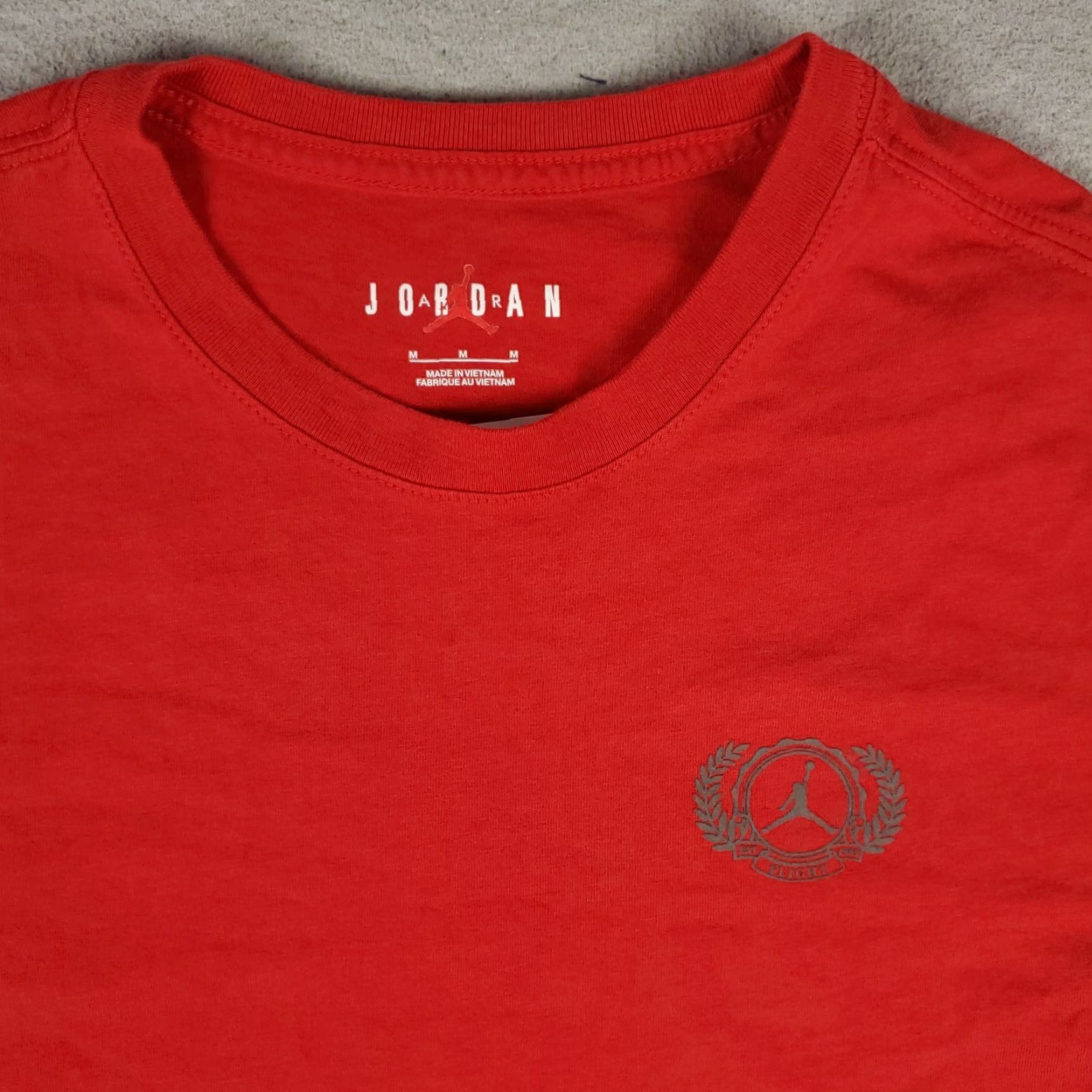 Jordan Brand Jordan T Shirt Mens Size Medium Red Jumpman Casual Long Sleeve Size US M / EU 48-50 / 2 - 2 Thumbnail