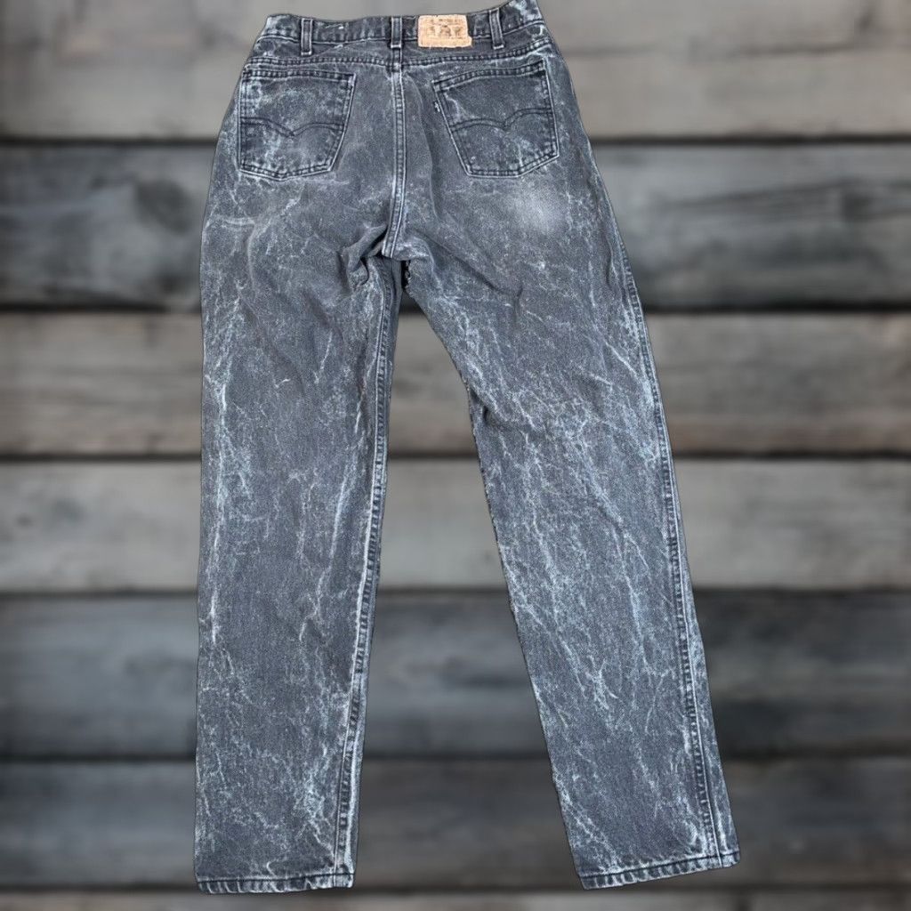 VTG Levi's 40550 Acid Wash Tapered Jeans Adult Men 30 x 31 Gray 90s Grunge Retro Denim Jeans Mens 90s