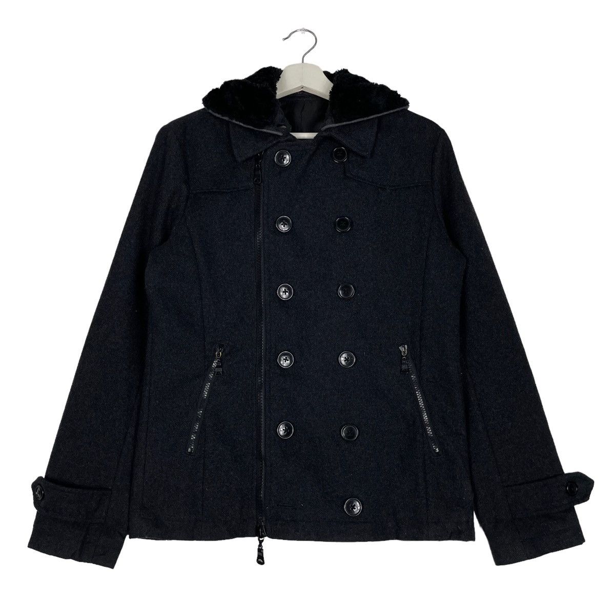 Hysteric Glamour × Japanese Brand × semanticdesign 💥SEMANTIC DESIGN JAPAN BONDAGE WOOL JACKET Size US M / EU 48-50 / 2 - 2 Thumbnail