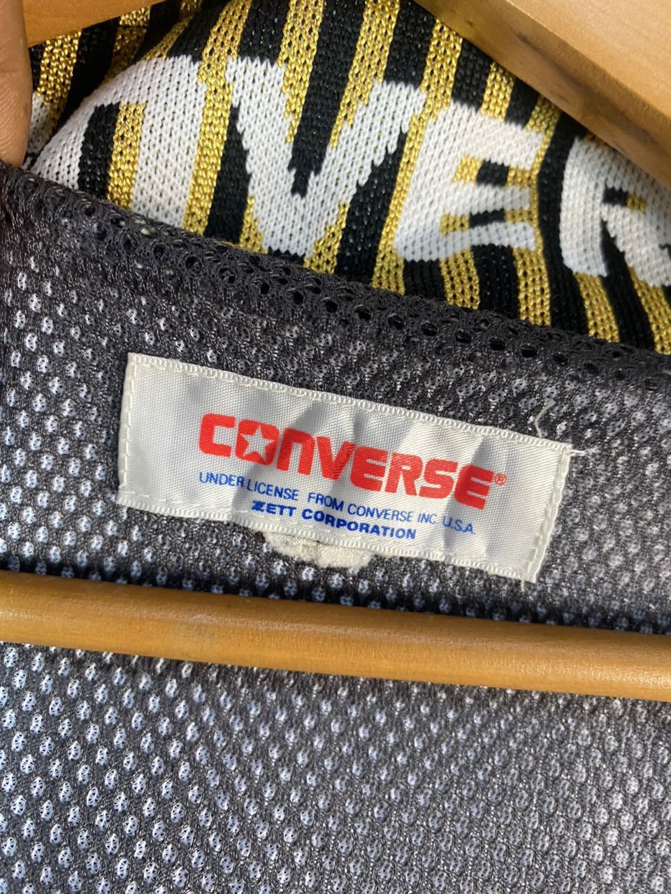 Converse × Vintage Vintage converse zipper jacket Size US L / EU 52-54 / 3 - 6 Thumbnail