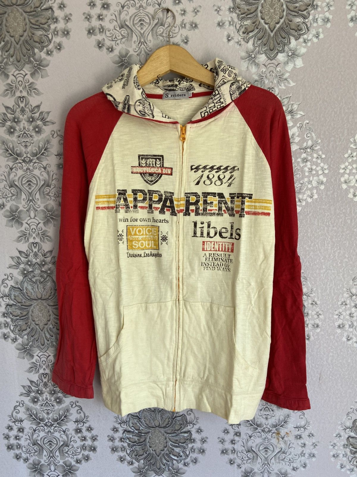 If Six Was Nine SORRIDERE Poem Zip Hoodie Size M / US 6-8 / IT 42-44 - 1 Thumbnail