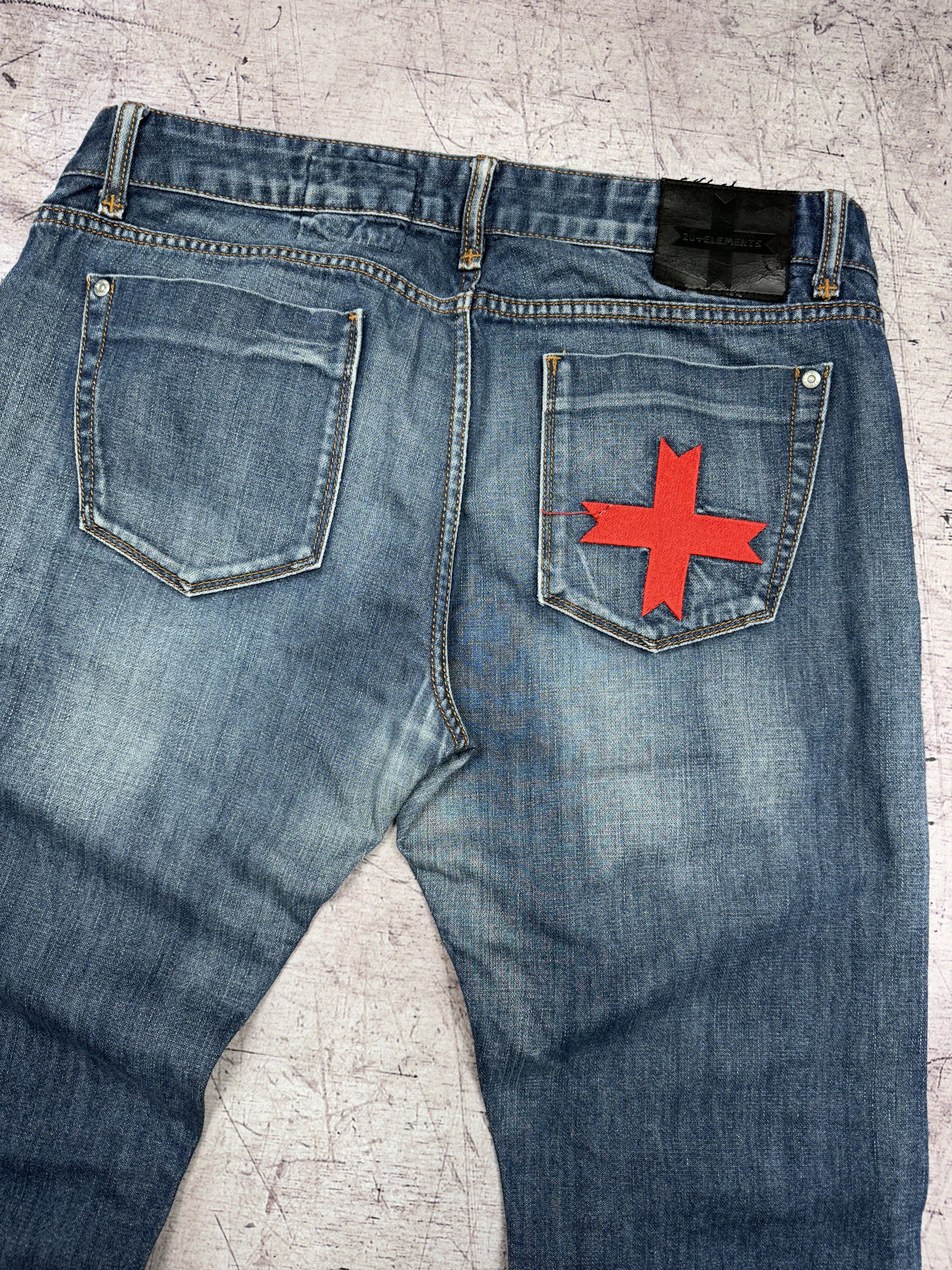 Zu Elements Vintage Mens Denim Pants Jeans