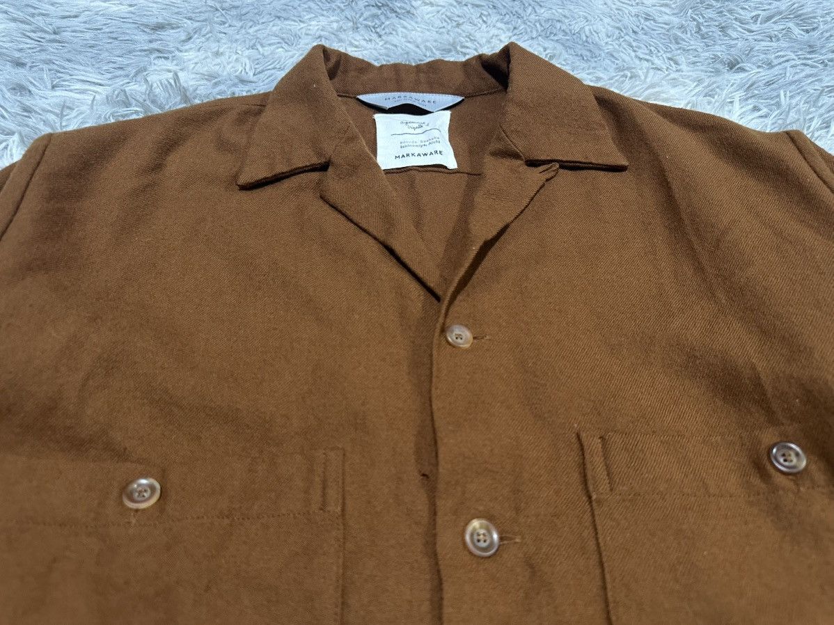 Markaware 🔥Markaware Argentina Wool Utility CPO Open Collar Shirt Size US L / EU 52-54 / 3 - 4 Thumbnail