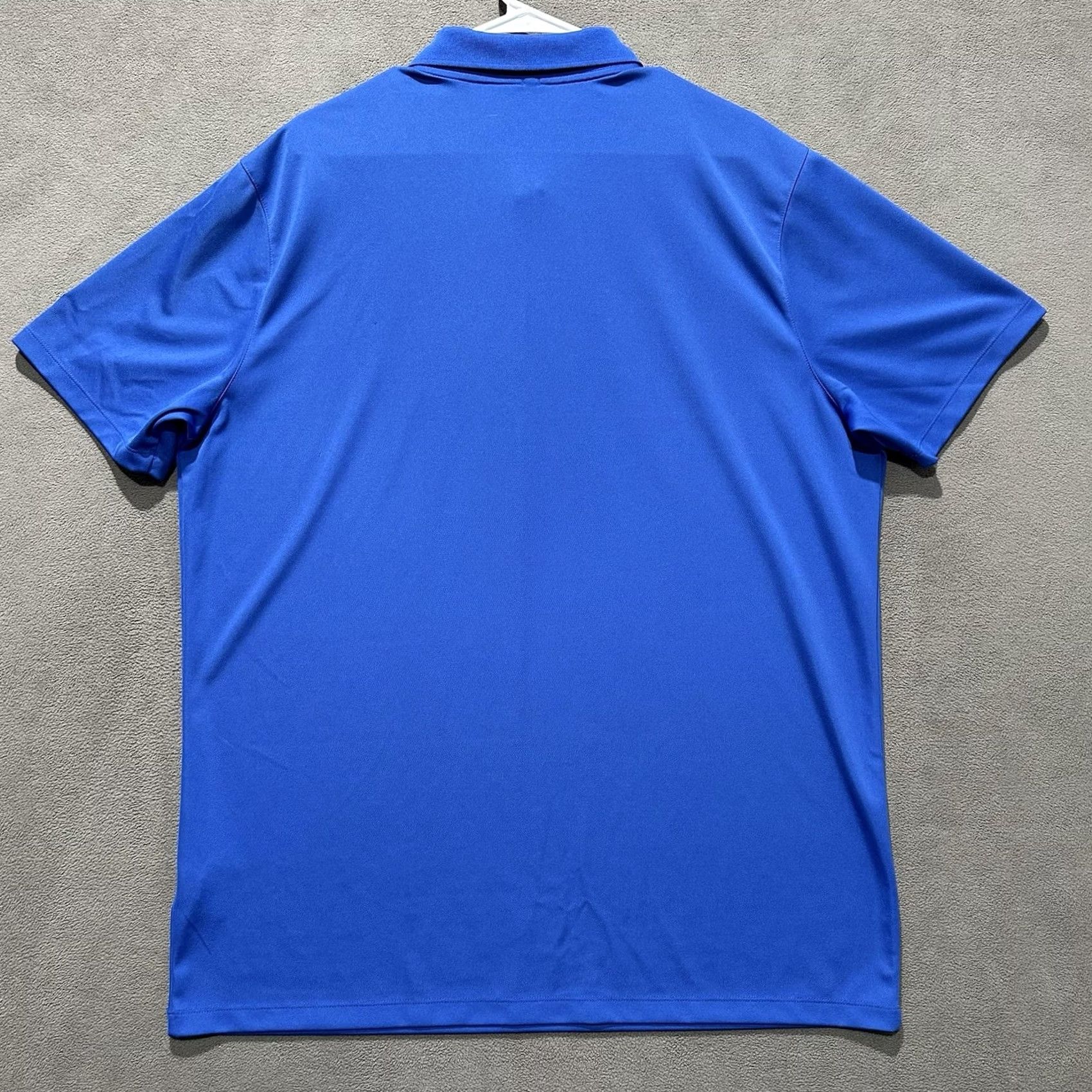 Nike Nike Polo Shirt Mens XL Blue Lightweight Dri Fit Golf HB Logo EUC Size US XL / EU 56 / 4 - 2 Thumbnail