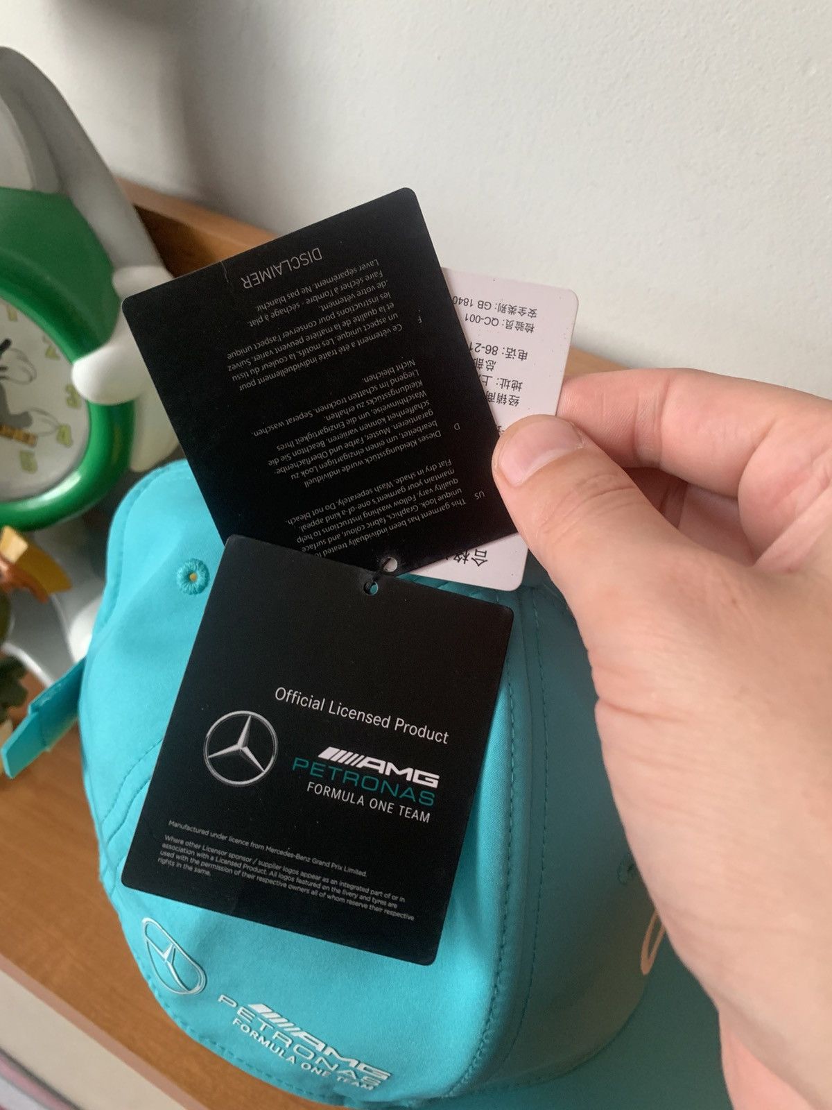 Formula 1 × Mercedes-Benz BNWT Mercedes-AMG Petronas Formula One Team Racing Cap Size ONE SIZE - 3 Thumbnail