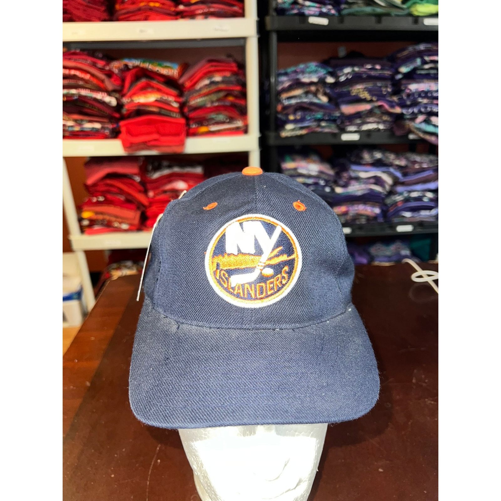 Puma New York Islanders Hat Vintage Puma NWT Blue Hockey NHL ATA Size ONE SIZE - 1 Thumbnail