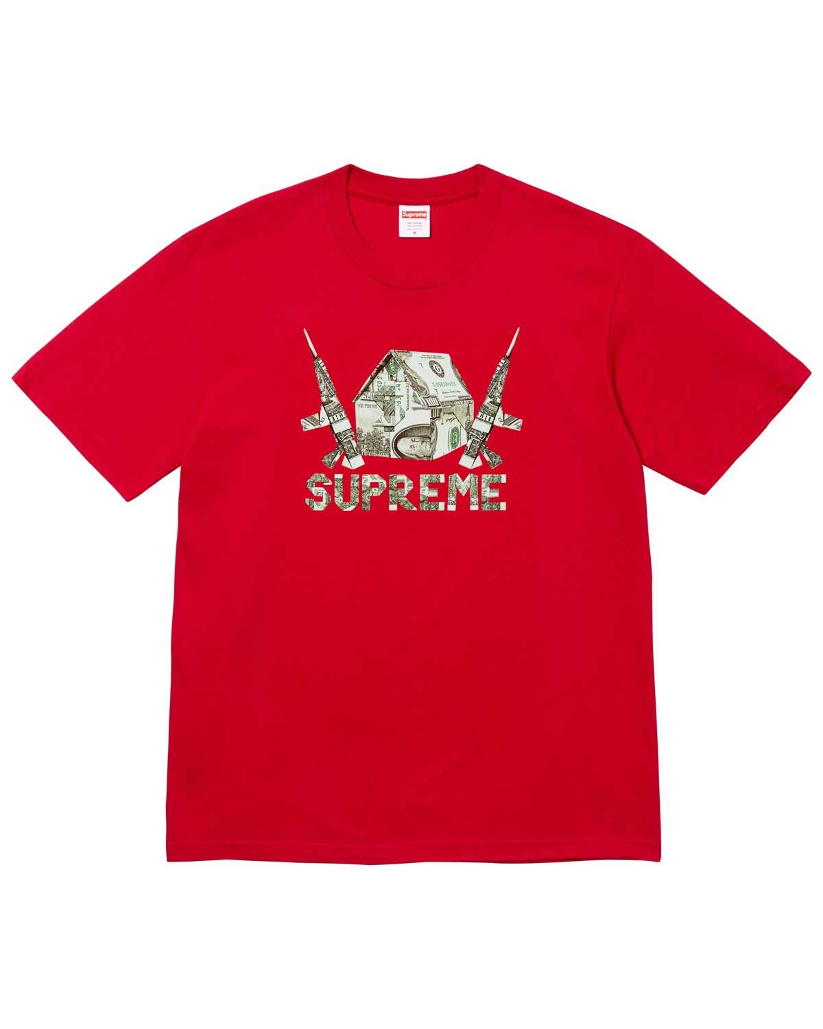 Supreme Origami Tee Red Size US XL / EU 56 / 4 - 1 Preview