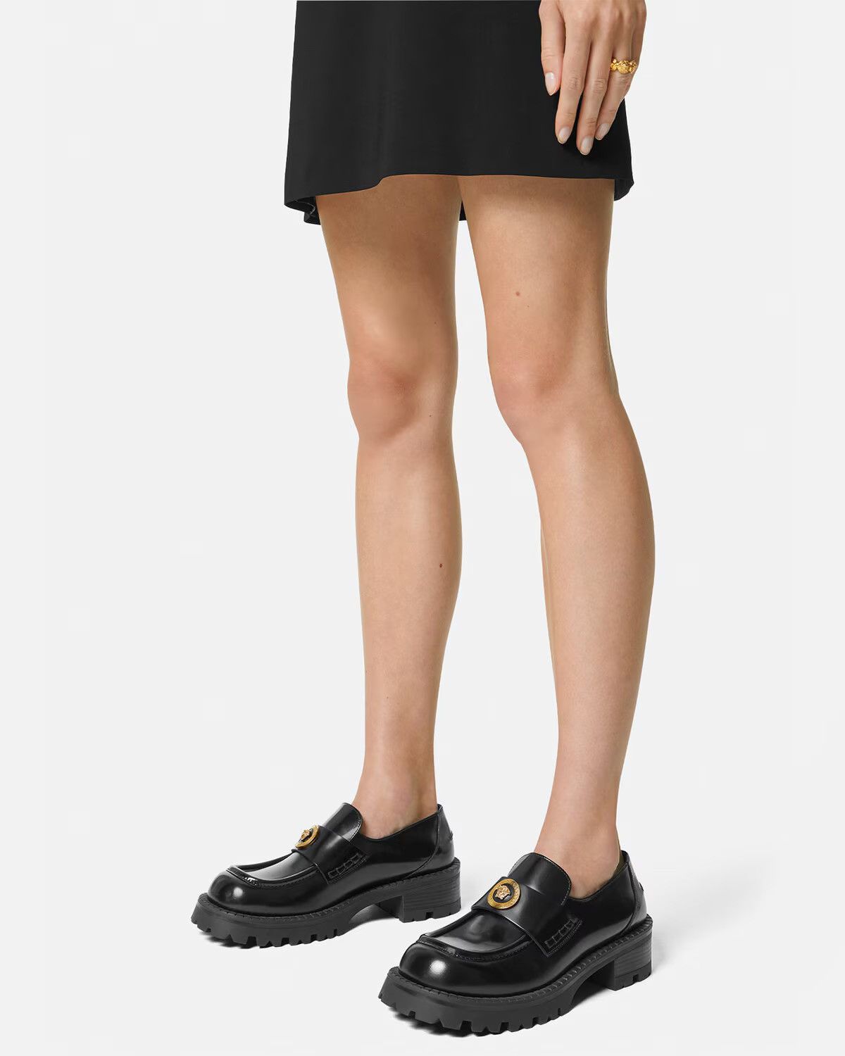 Versace VERSACE ALIA PLATFORM LOAFERS 35 MM Size US 9 / IT 39 - 3 Thumbnail