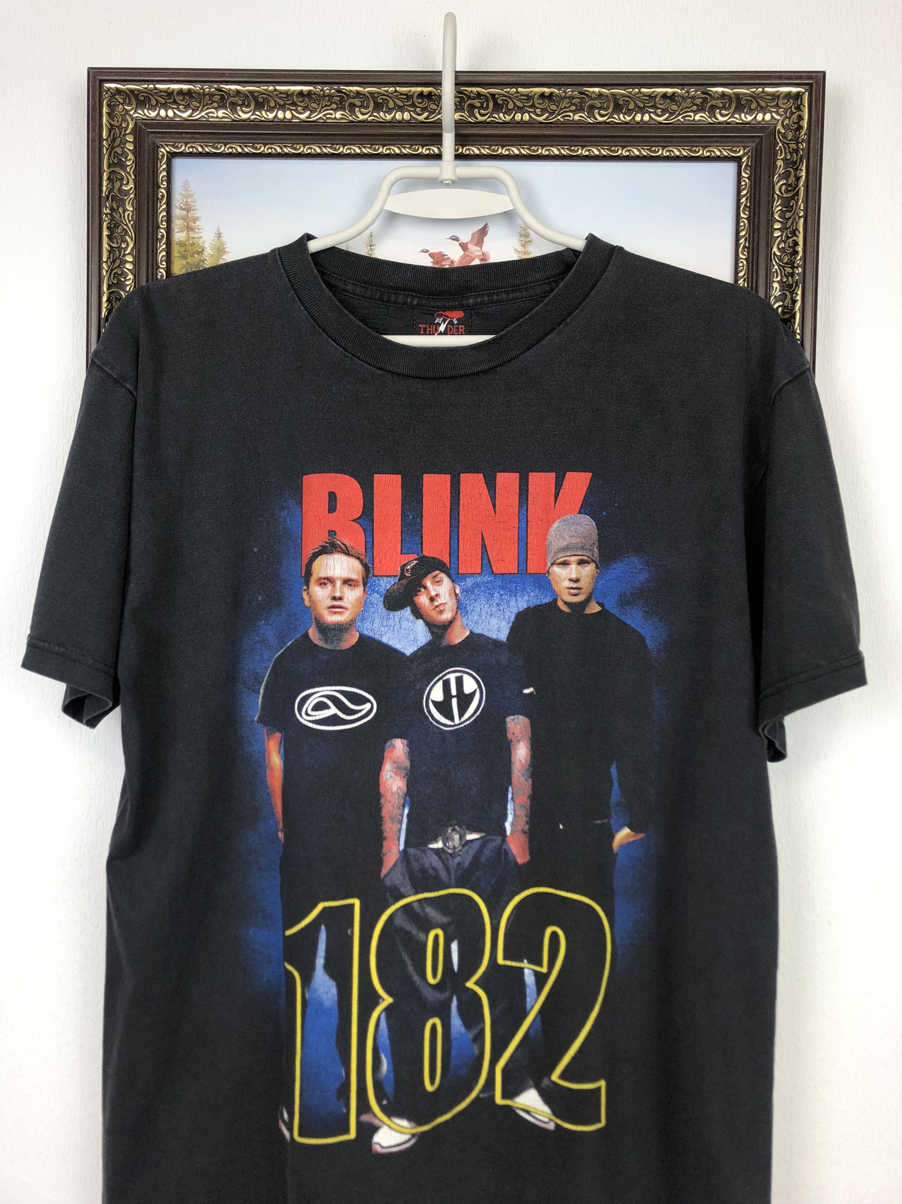 Band Tees Vintage Blink 182 Punk Band Shirt Tee Over Print Rare Hype Size US M / EU 48-50 / 2 - 2 Thumbnail