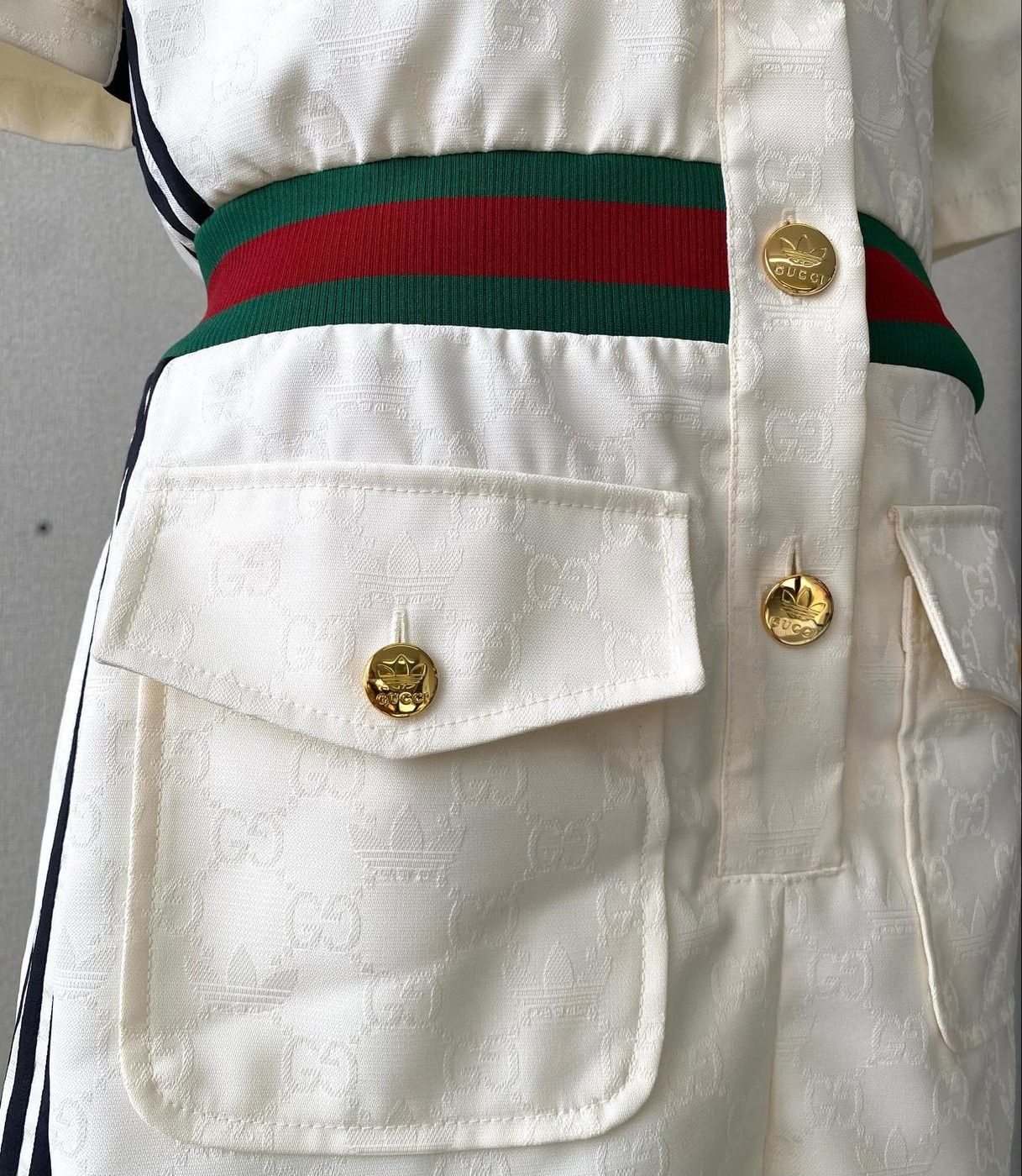 Adidas × Gucci The Gucci x Adidas Short Jumpsuit Size S / US 4 / IT 40 - 10 Thumbnail