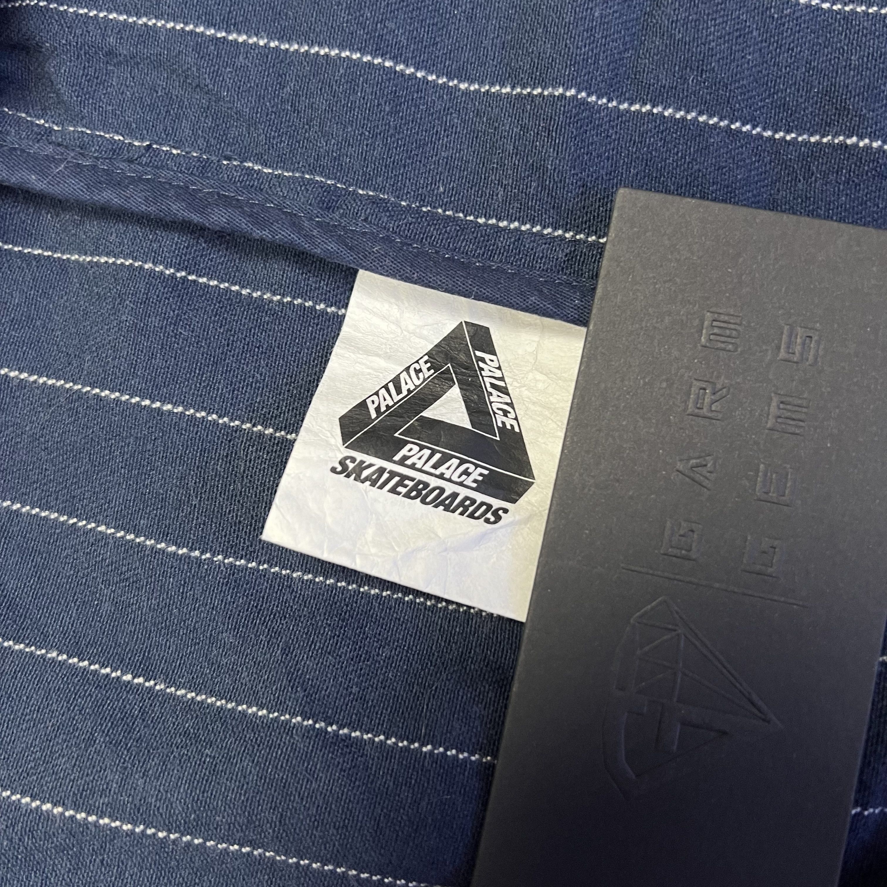 Palace Palace Pinstripe Zip Shirt Size US M / EU 48-50 / 2 - 5 Thumbnail