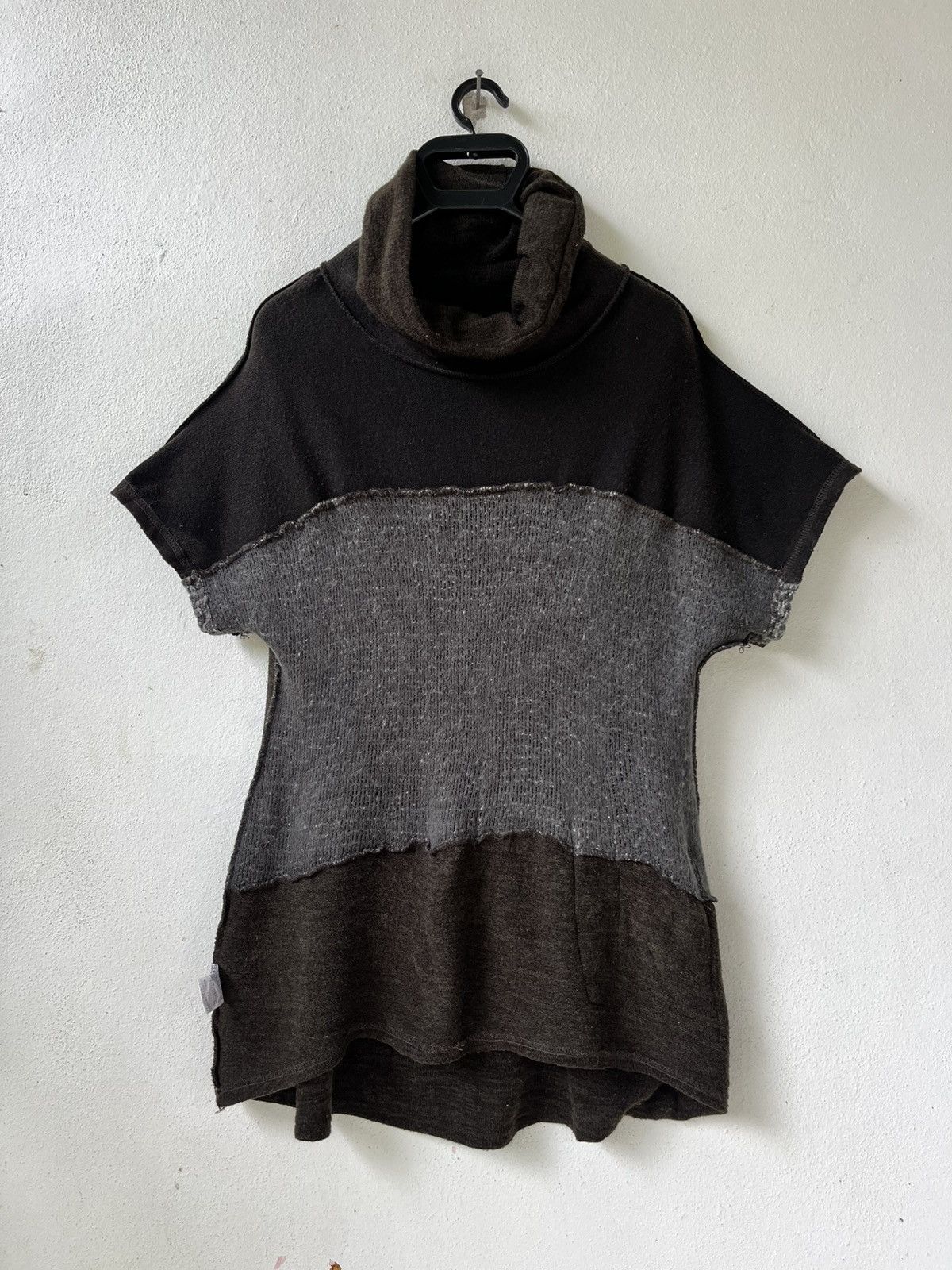 Japanese Brand KOIBITO MISAKI Avant Garde color block Tunic Top Size S / US 4 / IT 40 - 5 Thumbnail