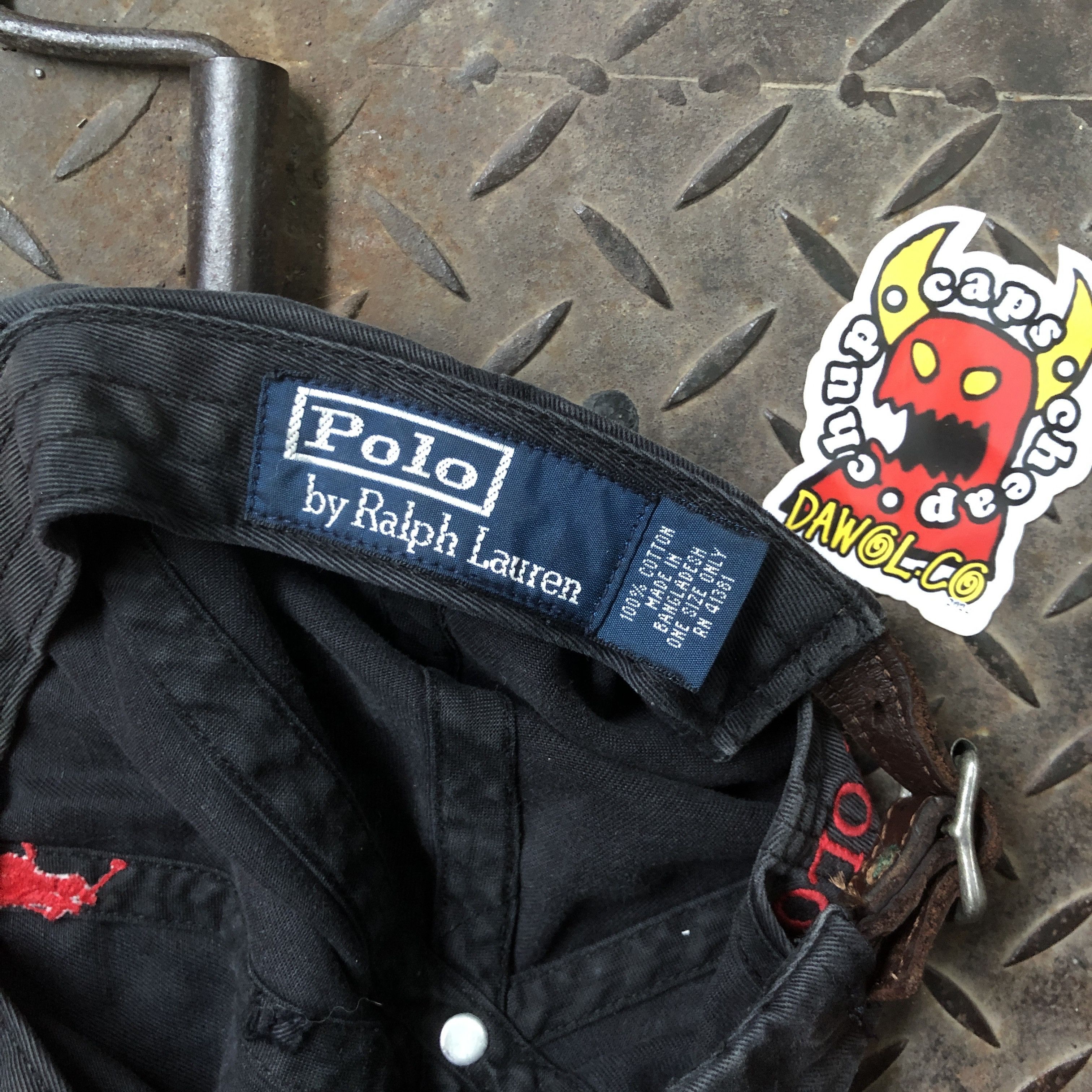 Polo Ralph Lauren Vintage Polo Ralph Lauren Distressed Sunfaded Hat Size ONE SIZE - 7 Thumbnail