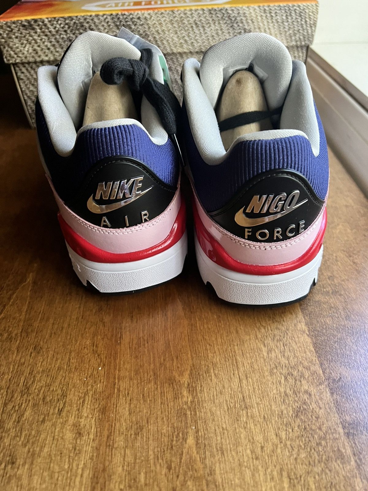 Human Made × Nigo × Nike Nike Nigo Air Force 3 Blue Void Size US 9.5 / EU 42-43 - 4 Thumbnail