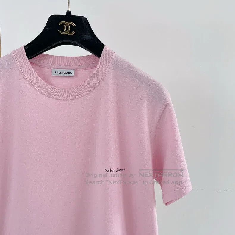 Balenciaga Balenciaga Pink Logo T-Shirt, Size S Size US S / EU 44-46 / 1 - 3 Thumbnail