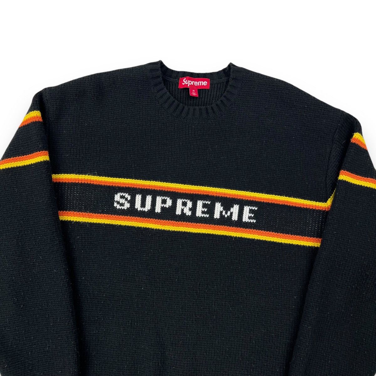 Supreme Chest Stripe Sweater 