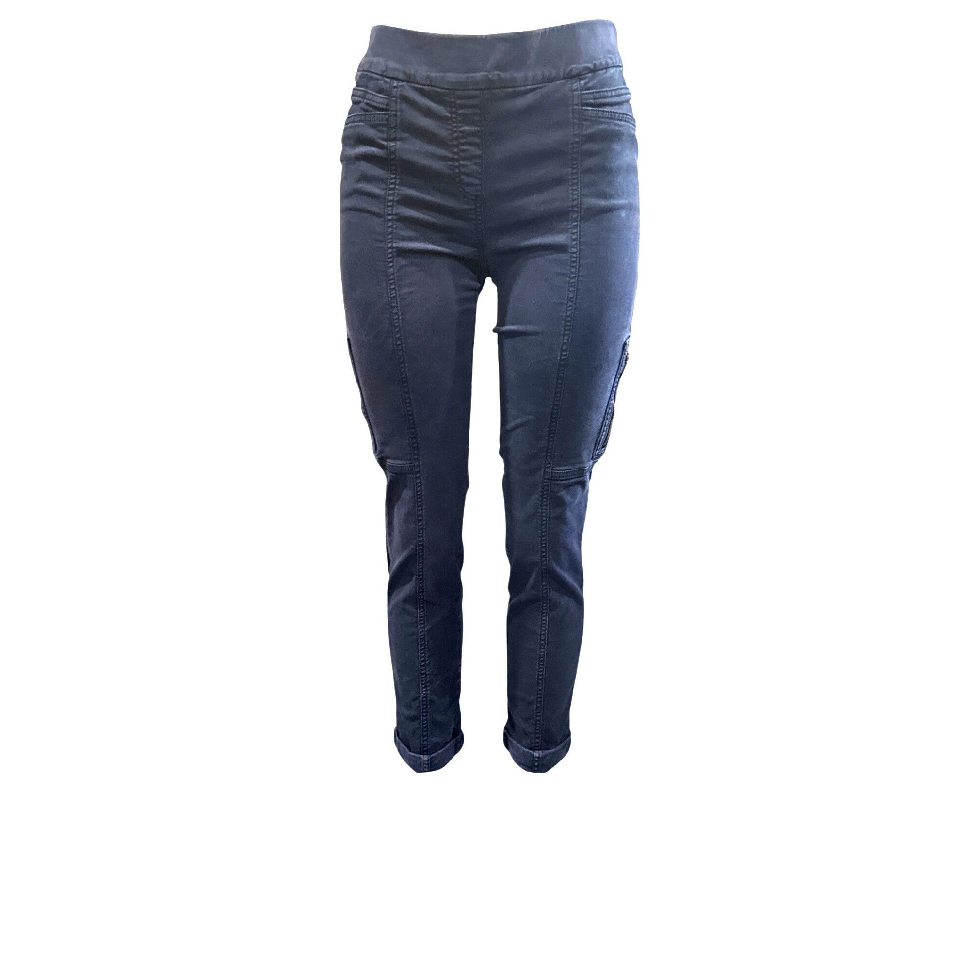 Chicos Chicos So Slimming Womens Cargo Jeans With Zip Details Slim Size 25" / US 0 / IT 36 - 1 Thumbnail