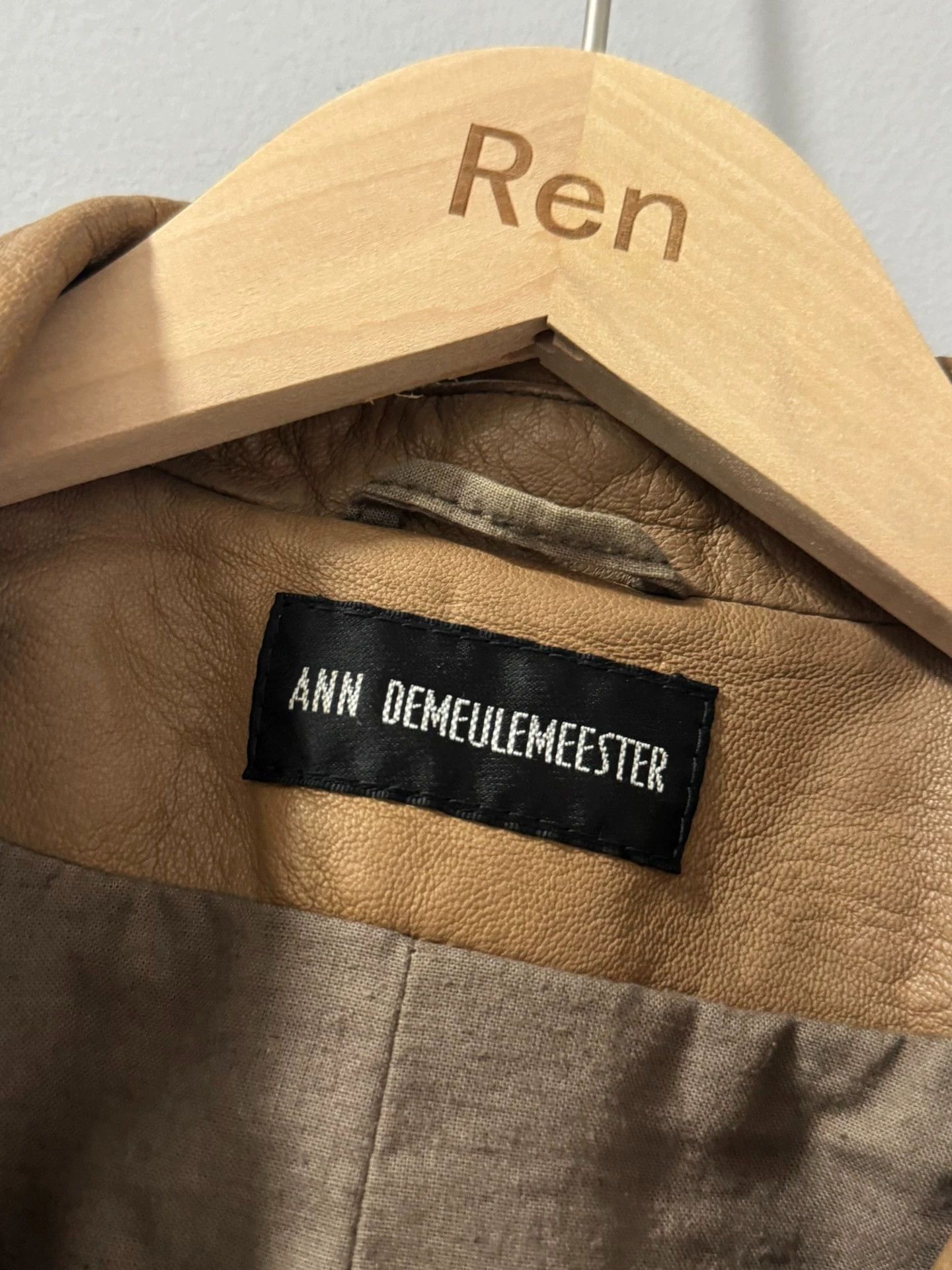 Ann Demeulemeester Ann demeulemeester 2006fw show-style leather jacket Size S / US 4 / IT 40 - 6 Thumbnail
