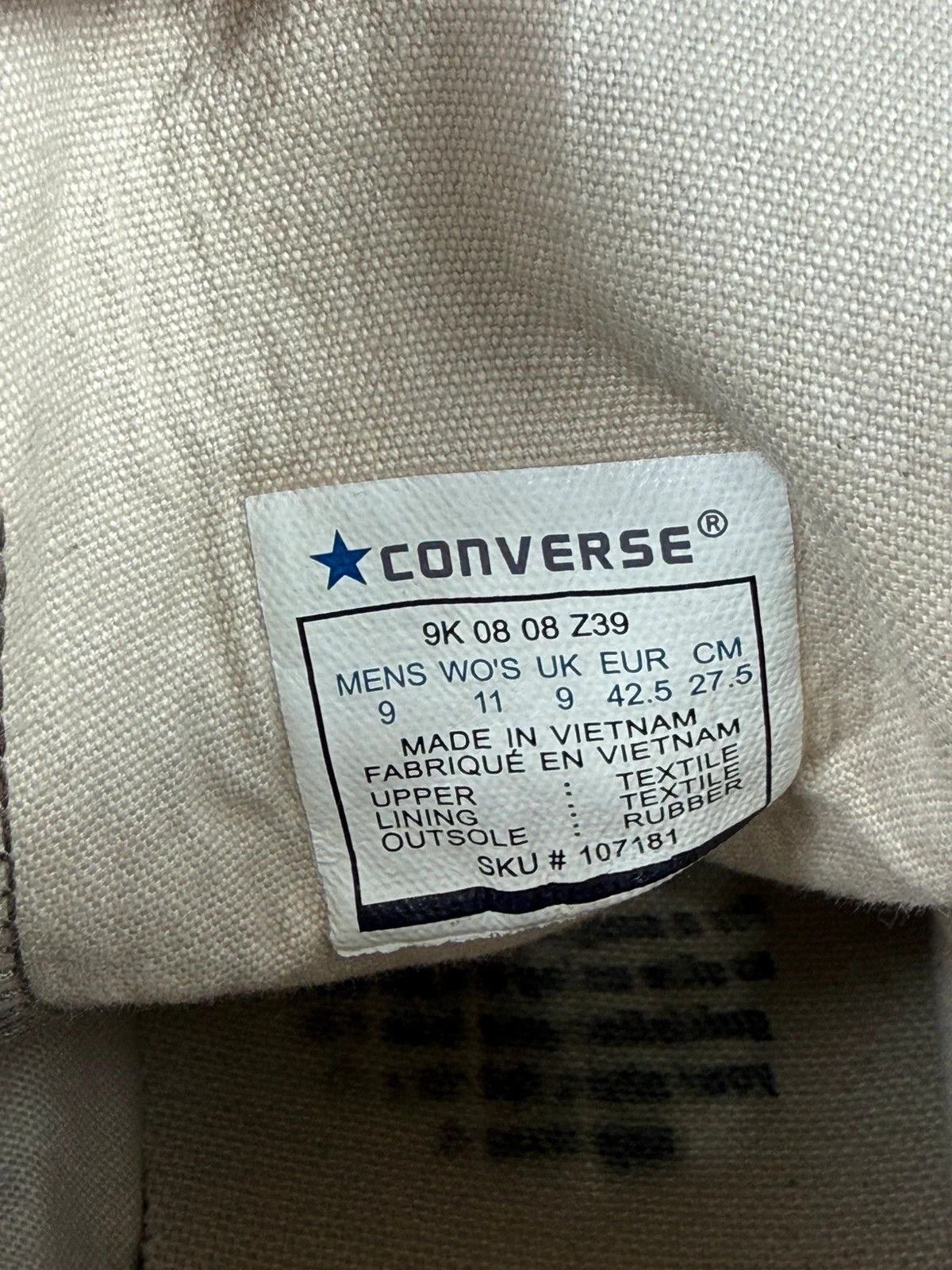 Converse Converse All Star Keds Sneakers size 42.5 Size US 9 / EU 42 - 10 Thumbnail