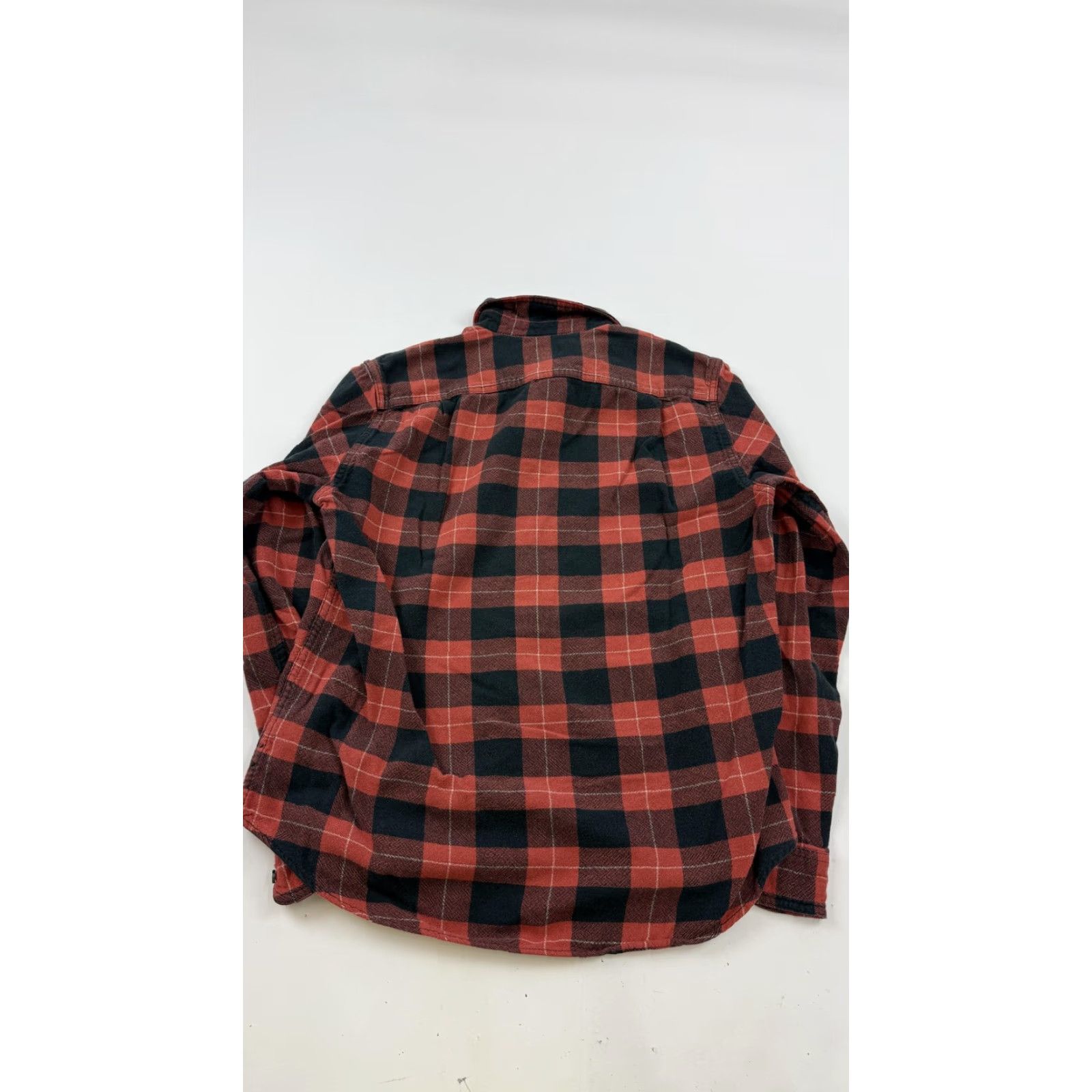 J.Crew J.CREW Men's Medium Red Black Plaid Flannel Shirt with Elbow Patches Casual Button-Up Size US M / EU 48-50 / 2 - 7 Thumbnail