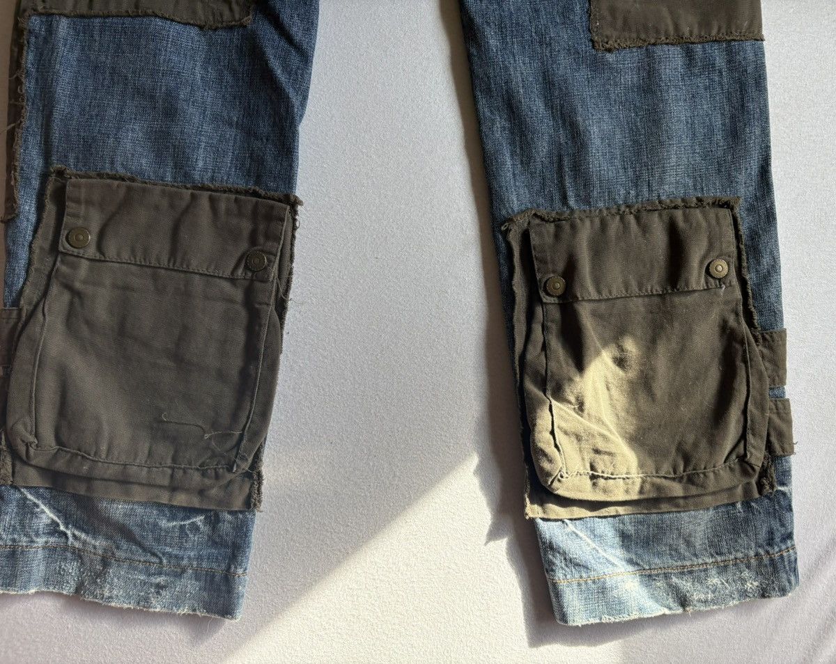 Dolce & Gabbana AW05 Hybrid Multipocket Cargo Denim Size US 30 / EU 46 - 7 Thumbnail