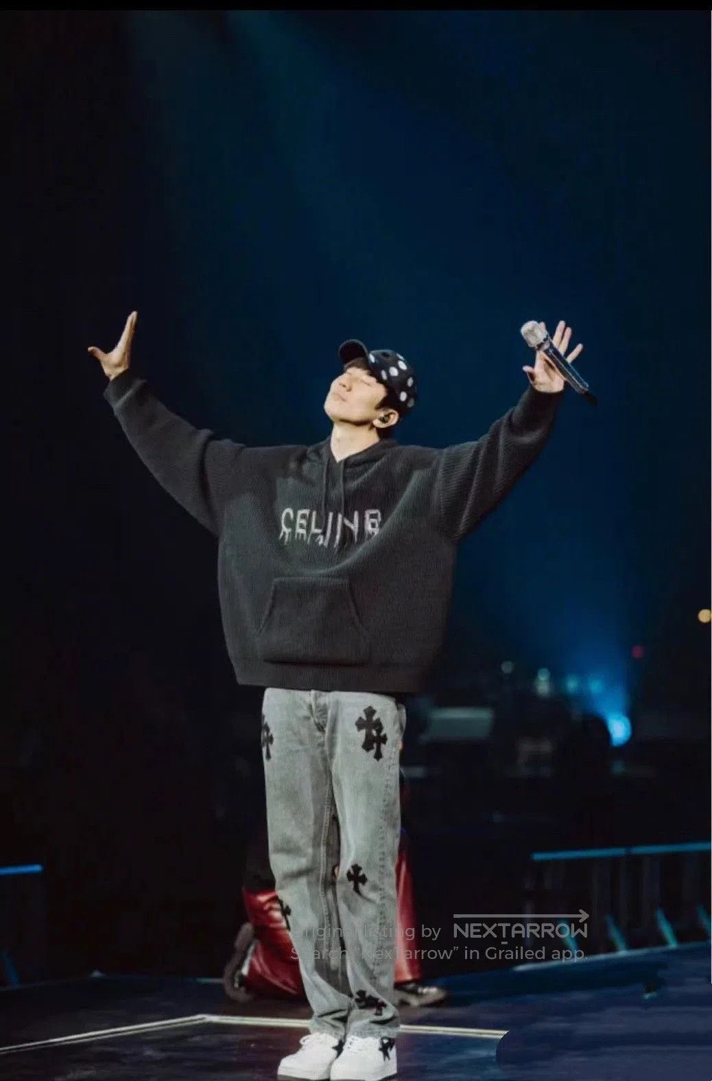 Celine Celine Letter Chain Hoodie Sweatshirt. Size XL / US 12-14 / IT 48-50 - 8 Thumbnail
