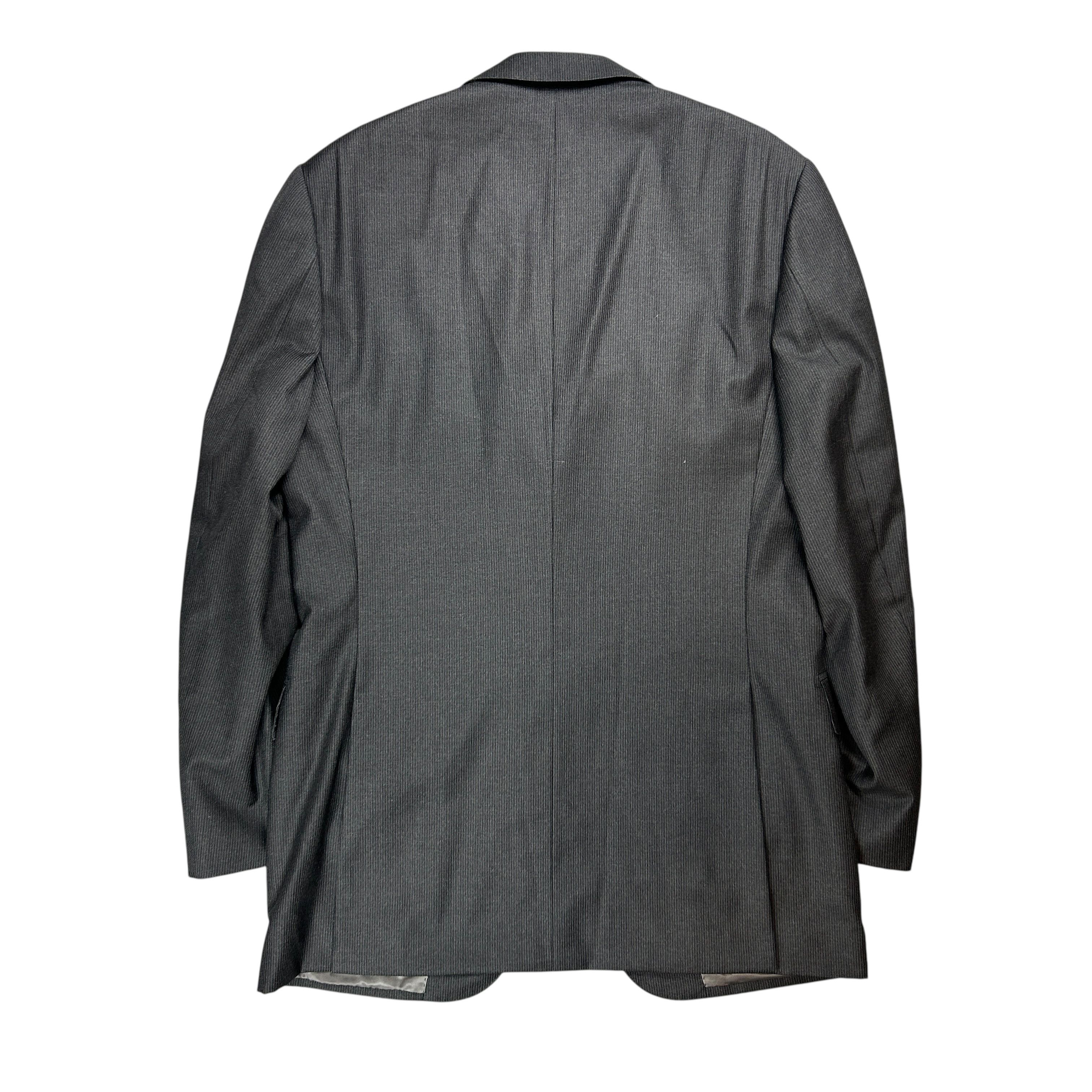 Suitsupply Suitsupply Gray Pinstripe Drop 7 Slim 110 Wool Blazer 40L Size 40L - 2 Thumbnail