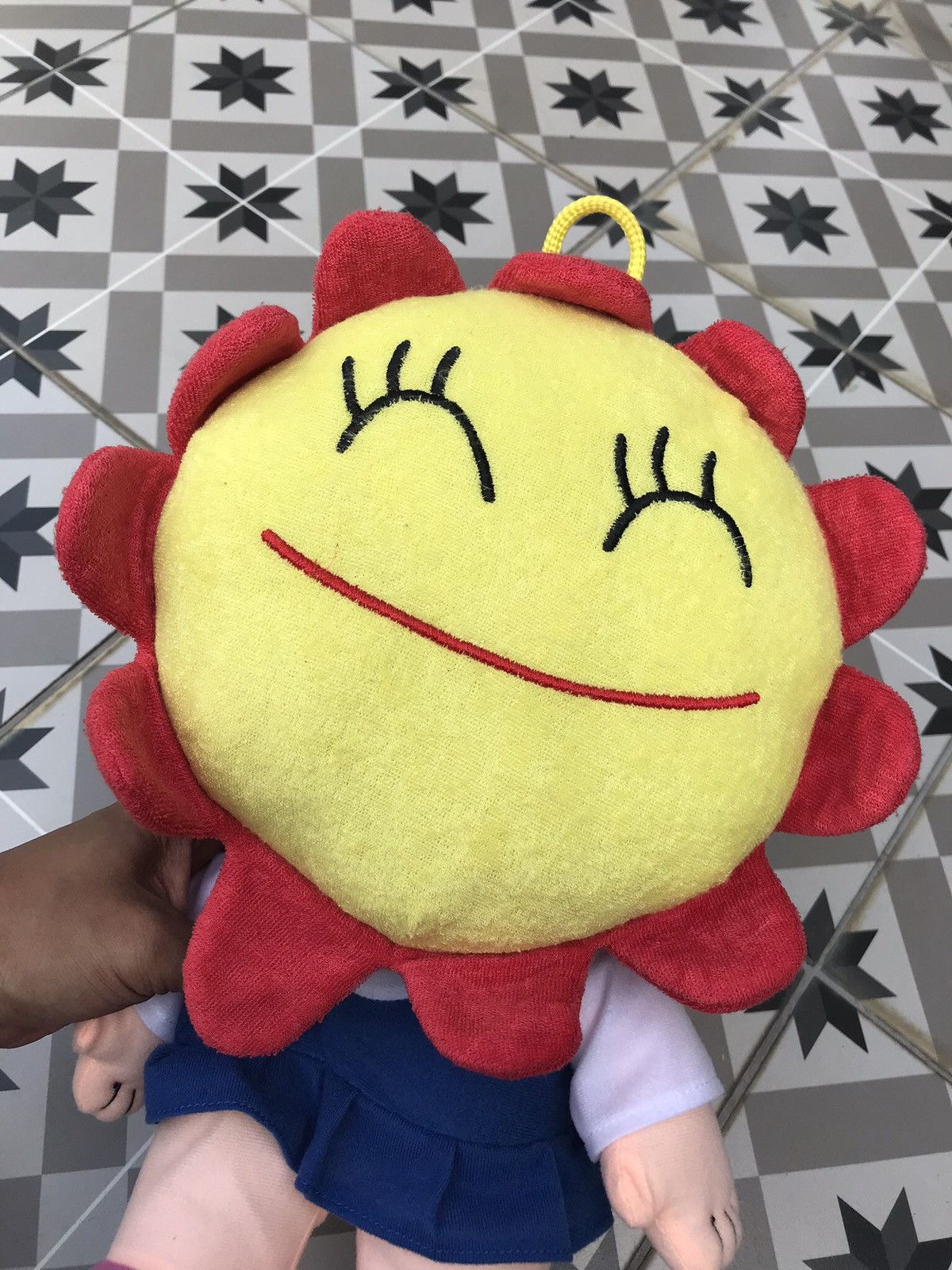 Japanese Brand SUNFLOWER PLUSH BACKPACK Size ONE SIZE - 10 Thumbnail