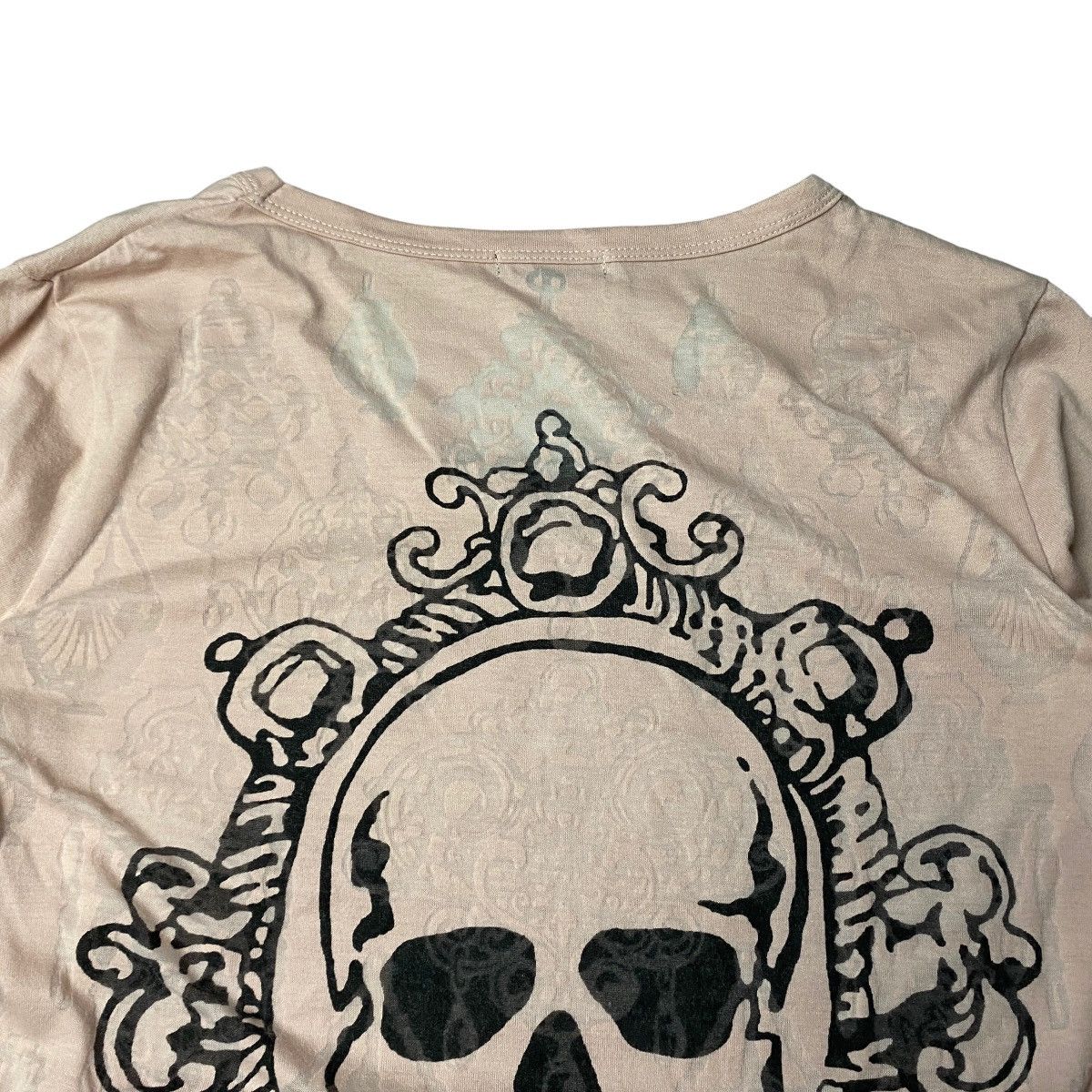 If Six Was Nine × Japanese Brand × Le Grande Bleu (L.G.B.) 2000's Barak Skull Mirror Abstract Longsleeve Size US XS / EU 42 / 0 - 5 Thumbnail