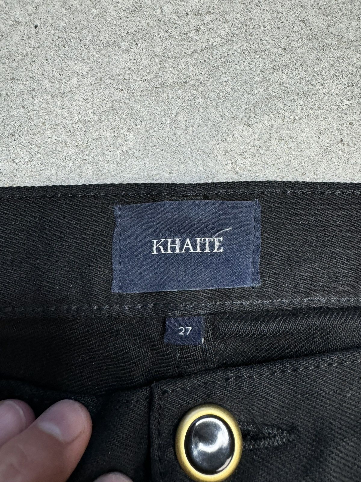 KHAITE Khaite Black Jeans Size 27" / US 4 / IT 40 - 5 Thumbnail