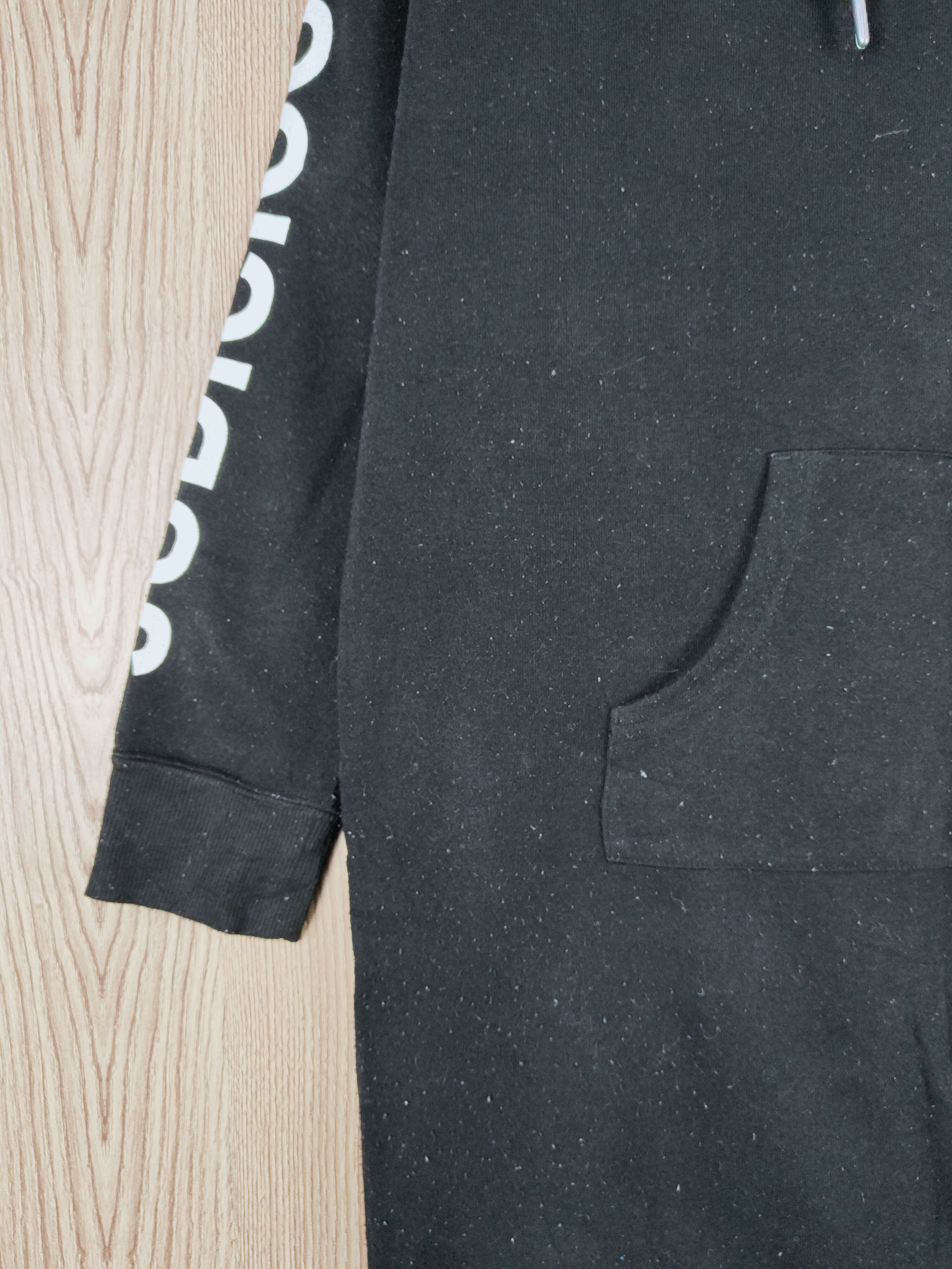 Japanese Brand × Vintage Super Rare 💥 Galyge Black Hoodie Long Sweatshirts Size US L / EU 52-54 / 3 - 8 Thumbnail